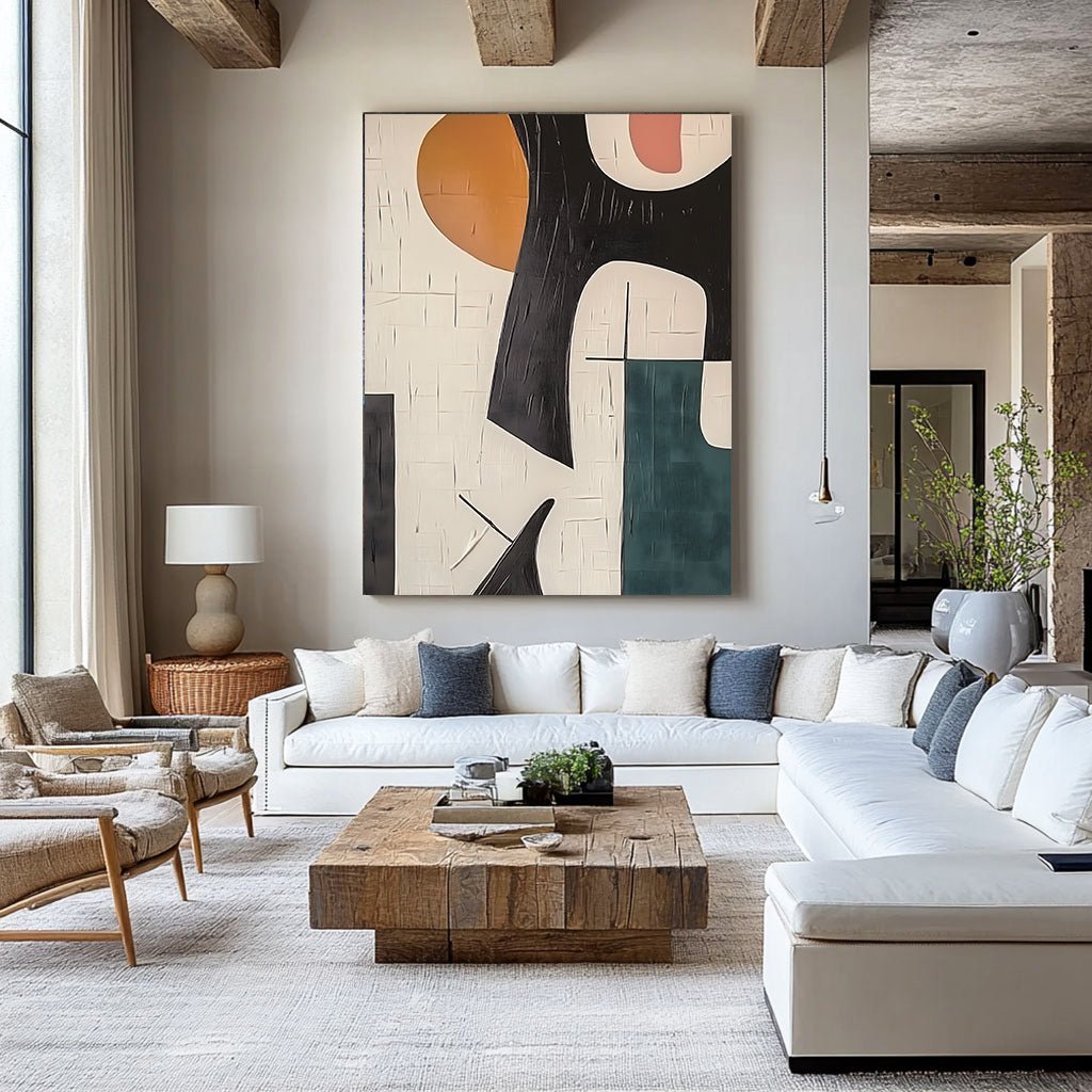 Abstract Painting "Armonía Geométrica” - nukeart
