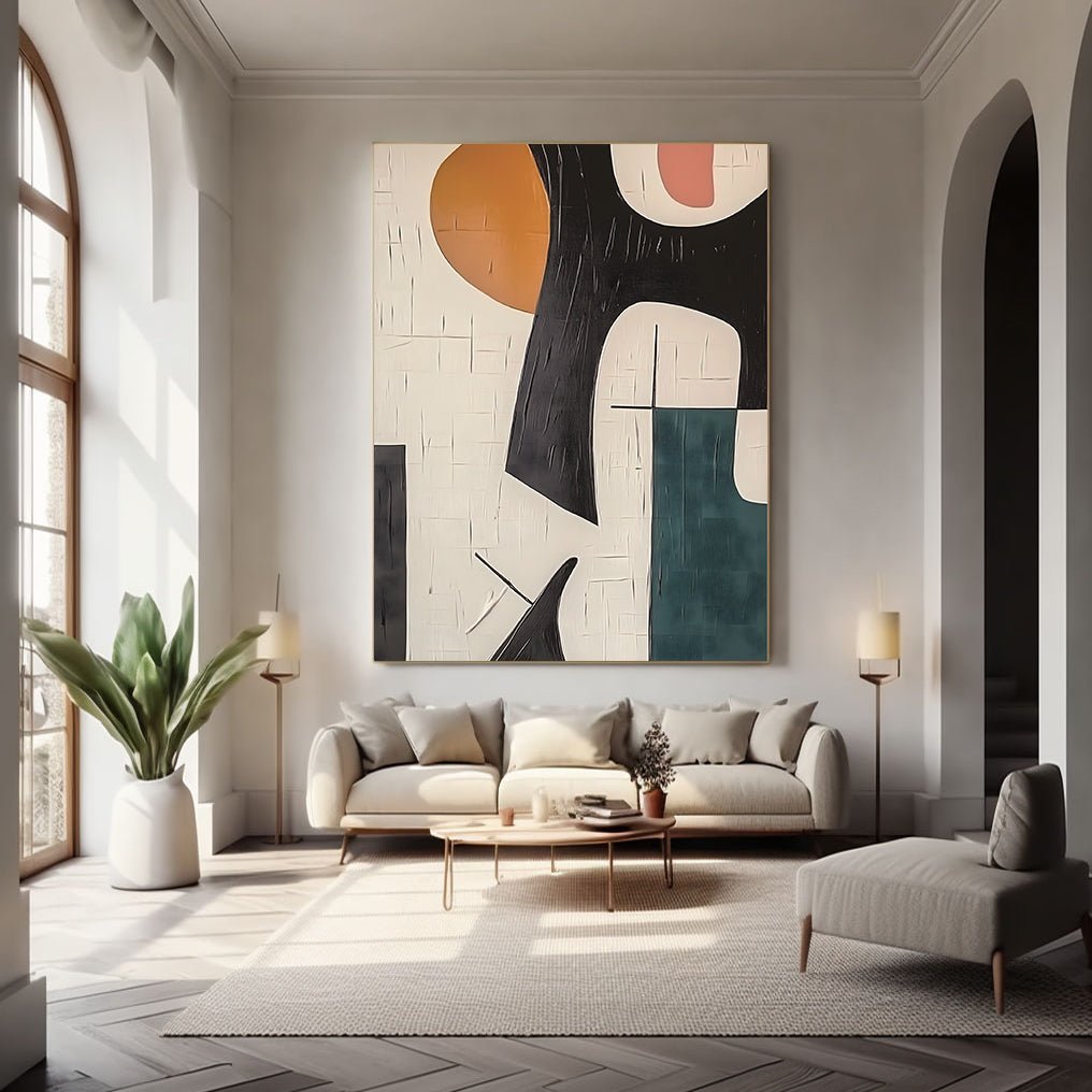 Abstract Painting "Armonía Geométrica” - nukeart