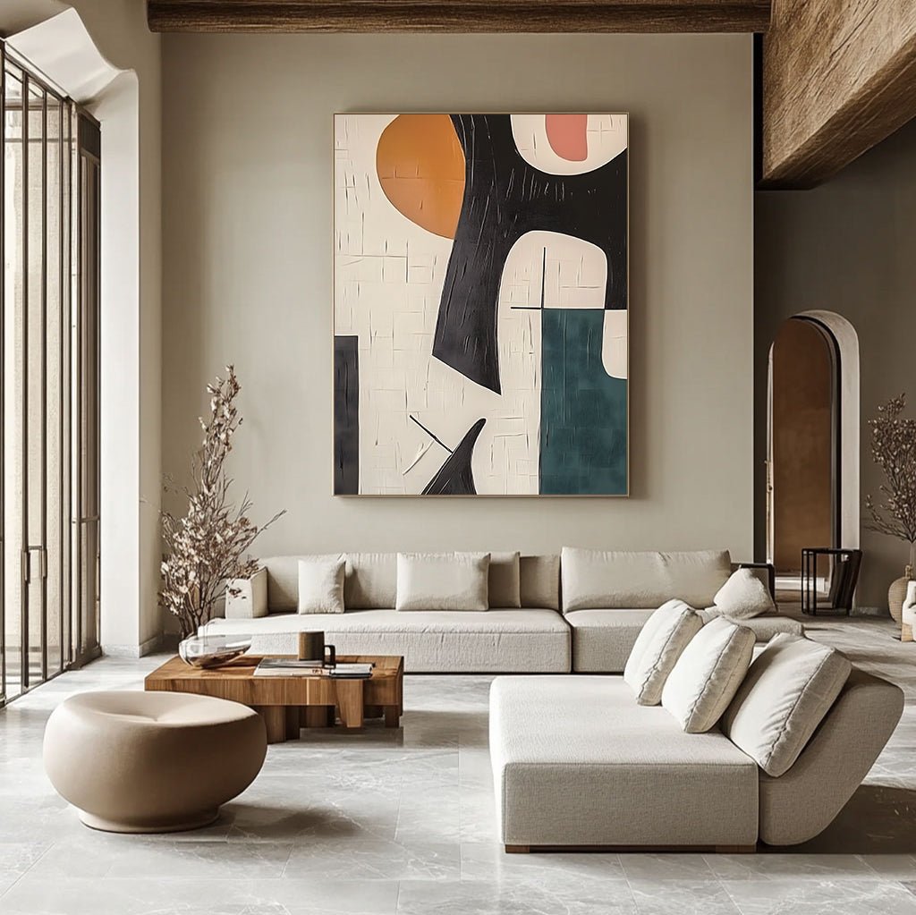 Abstract Painting "Armonía Geométrica” - nukeart