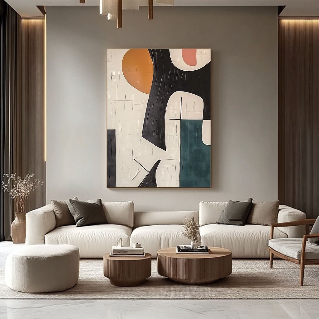 Abstract Painting "Armonía Geométrica” - nukeart