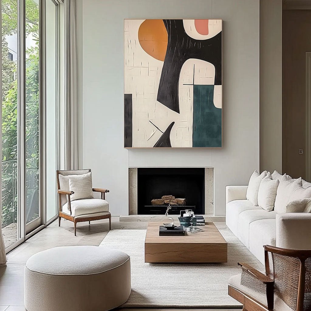 Abstract Painting "Armonía Geométrica” - nukeart