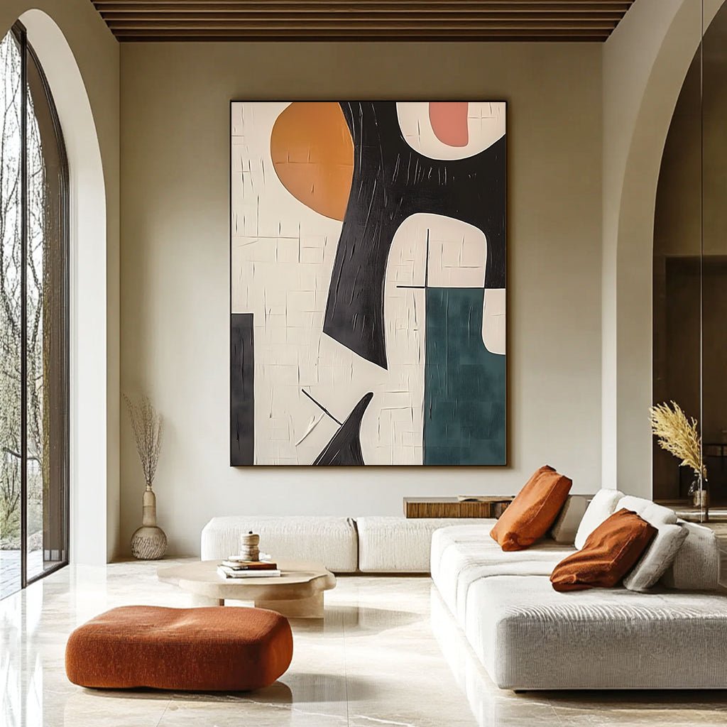Abstract Painting "Armonía Geométrica” - nukeart