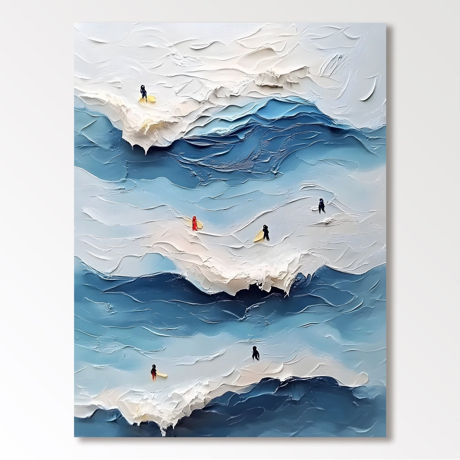 Abstract Painting "Armonía Marina" - nukeart
