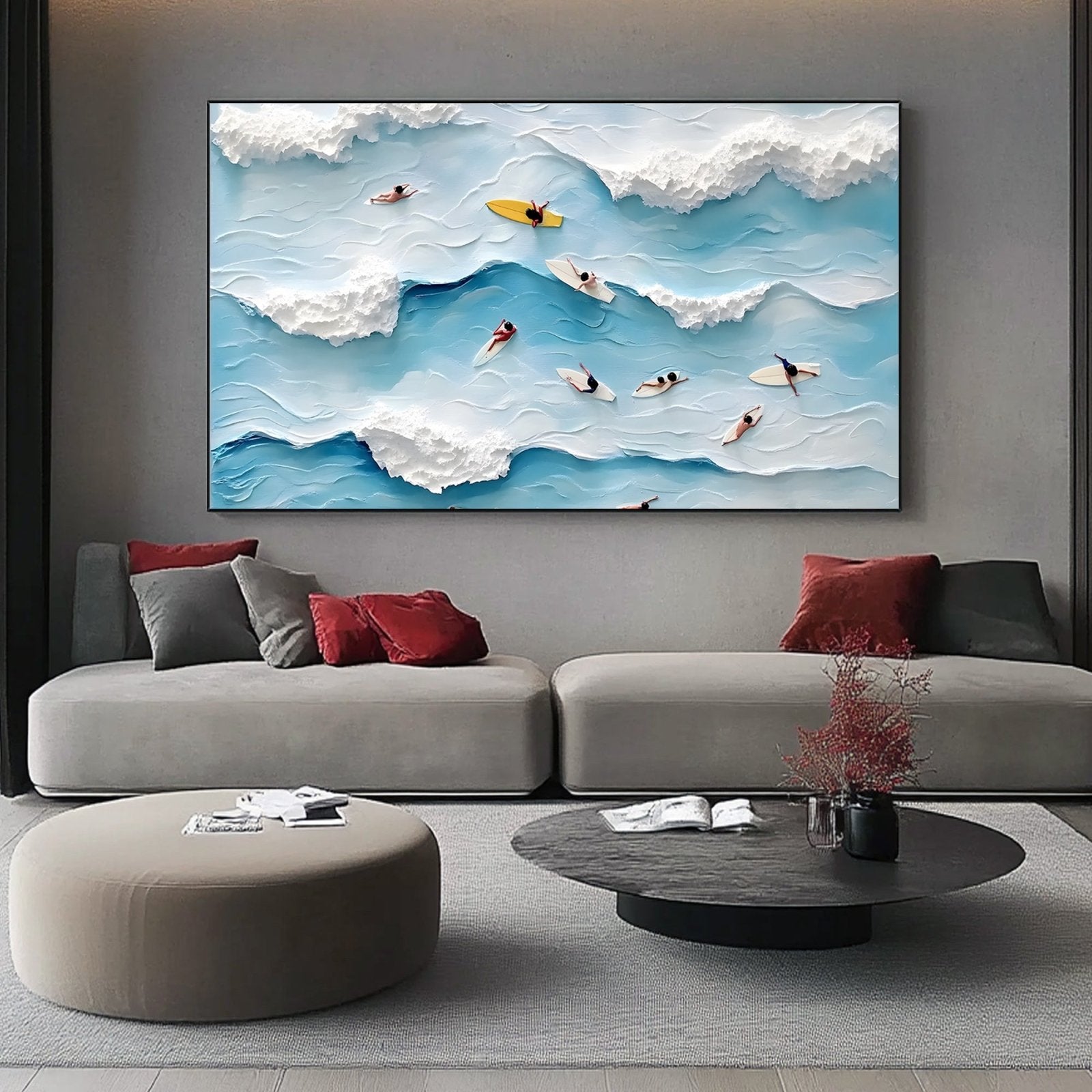 Abstract Painting "ArteMarino" - nukeart