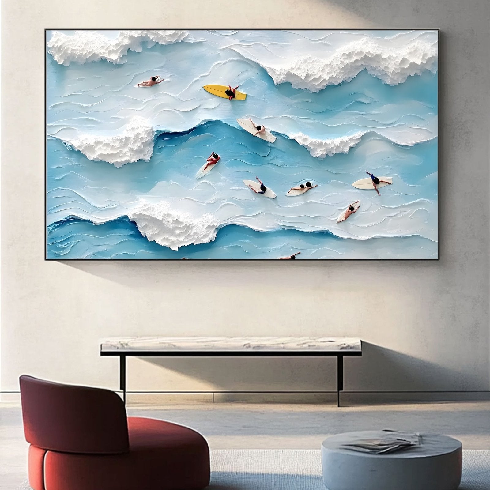 Abstract Painting "ArteMarino" - nukeart