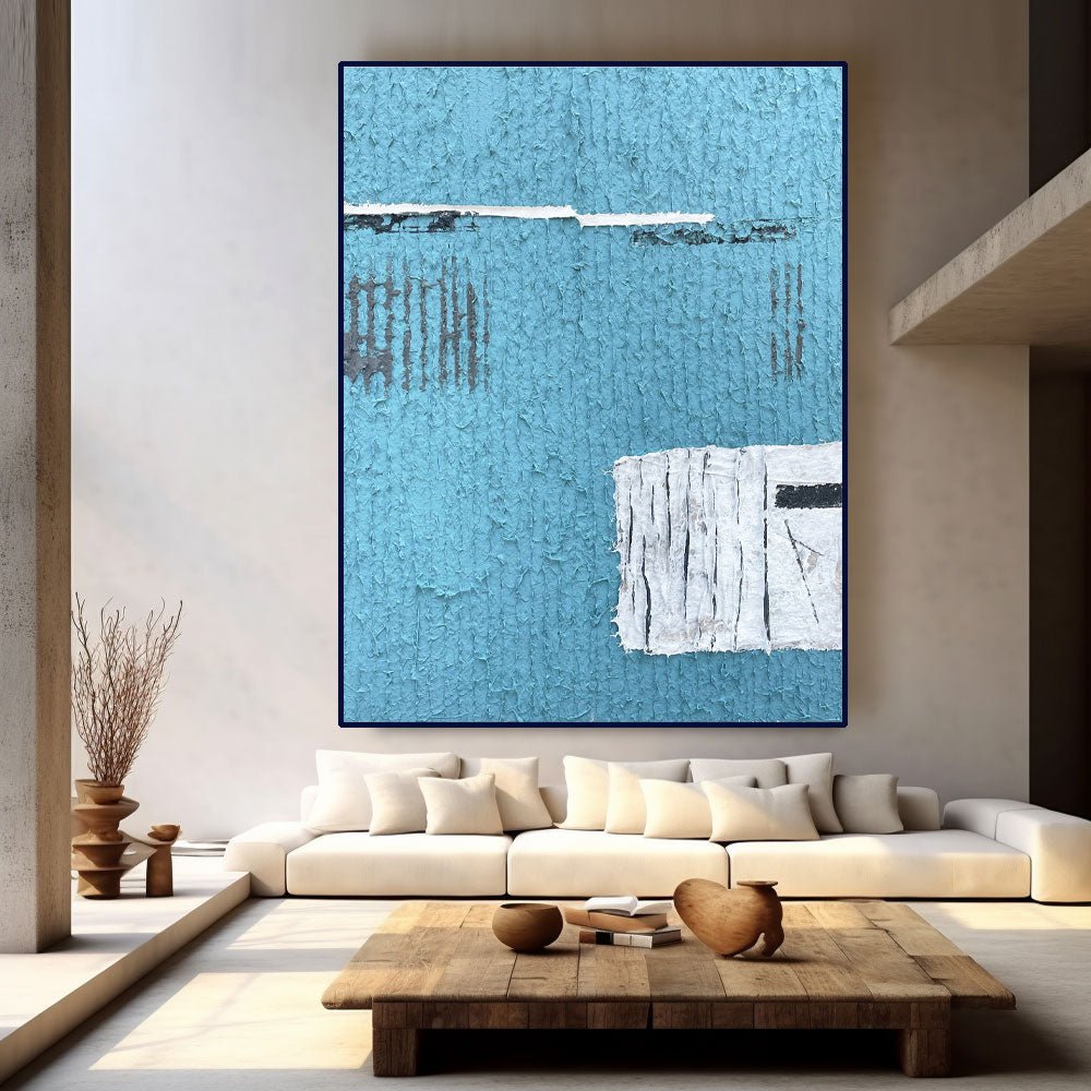 Abstract Painting "Azul Revelado” - nukeart