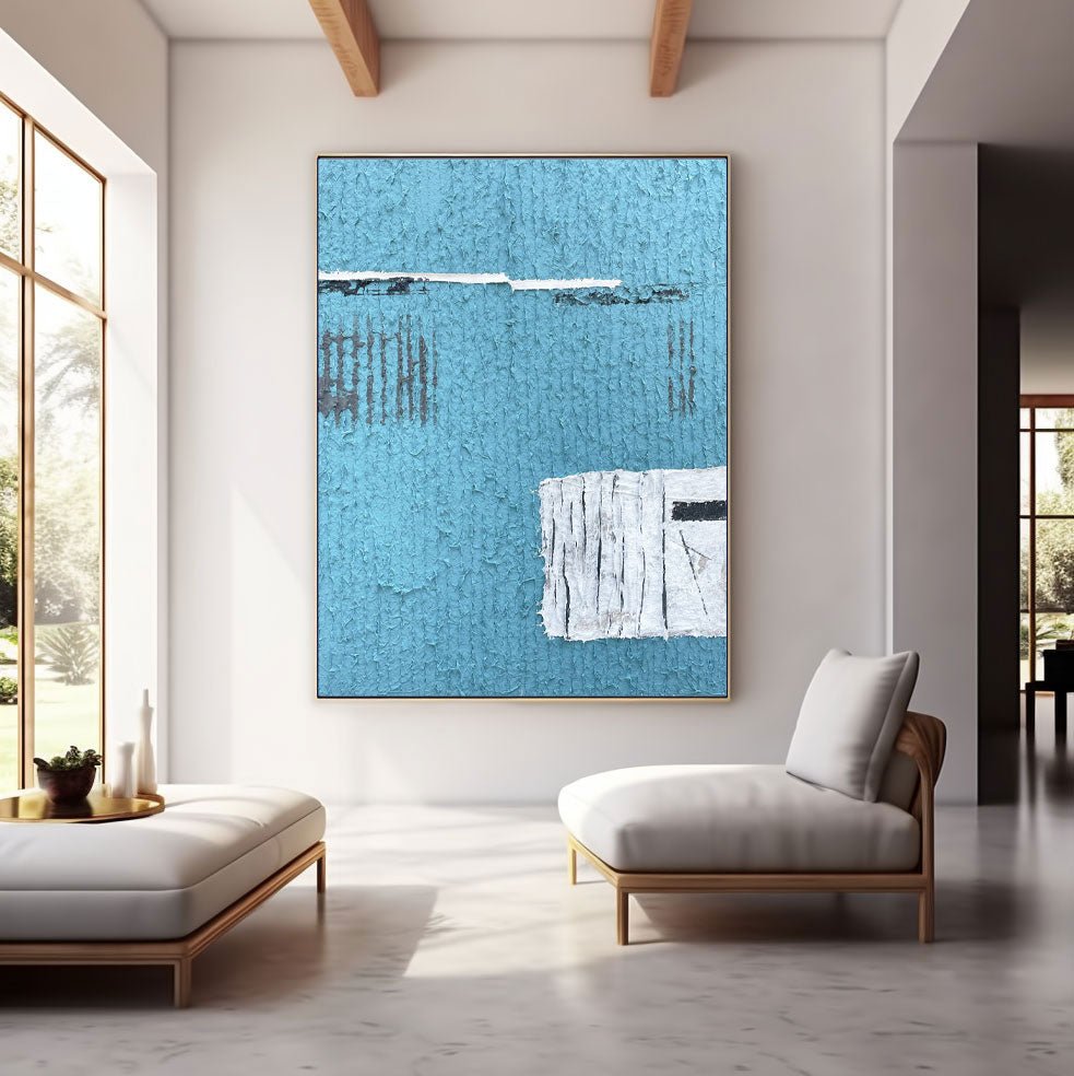Abstract Painting "Azul Revelado” - nukeart