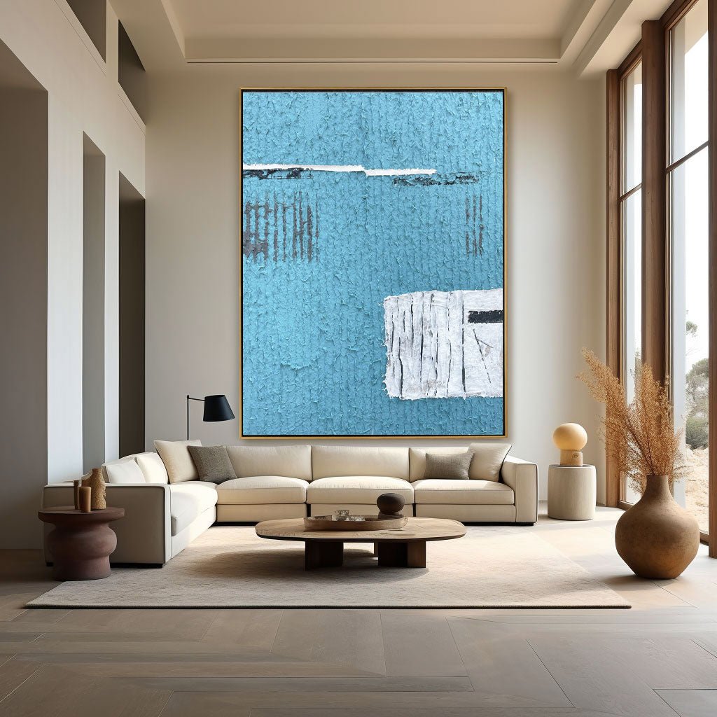 Abstract Painting "Azul Revelado” - nukeart