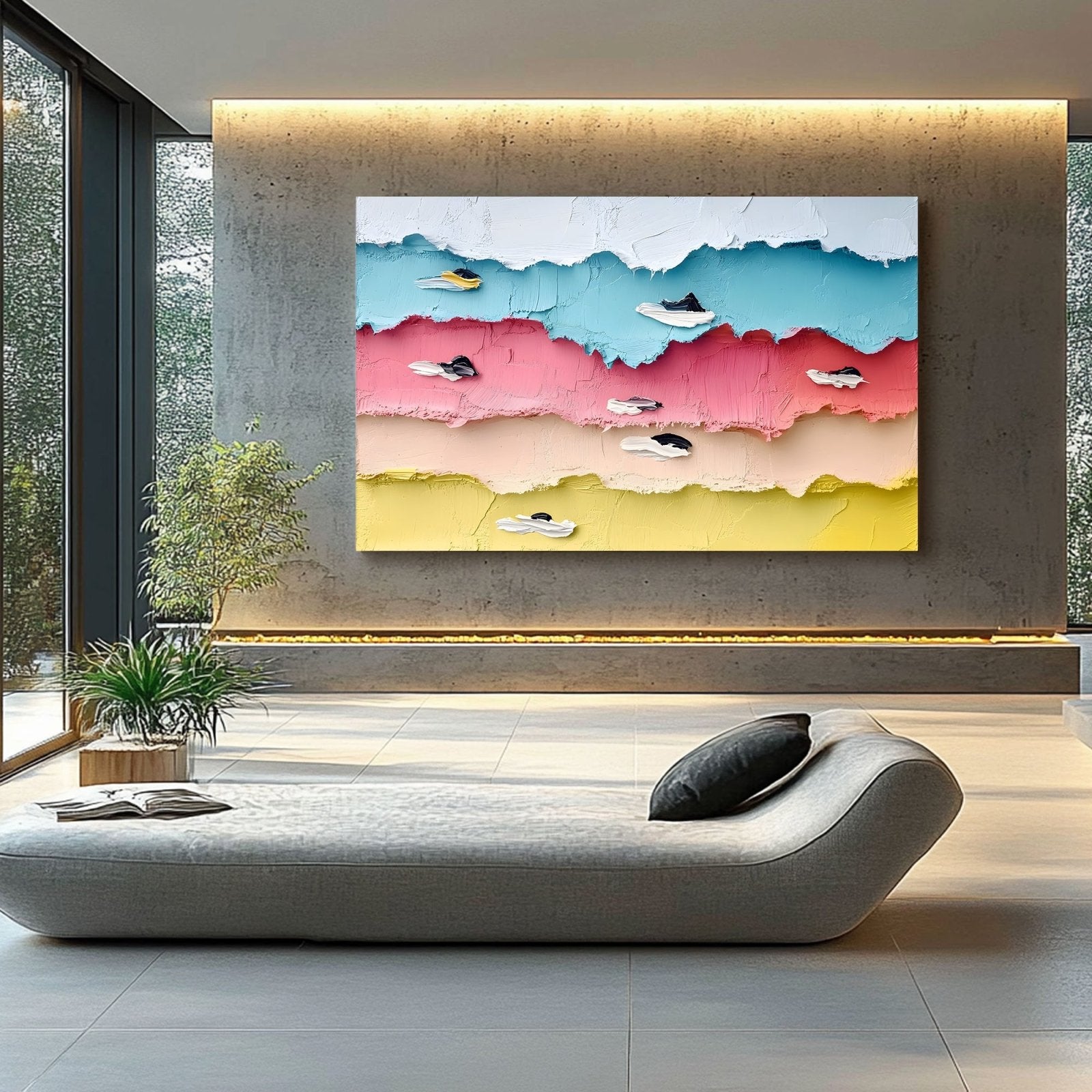 Abstract Painting "Balance" - nukeart