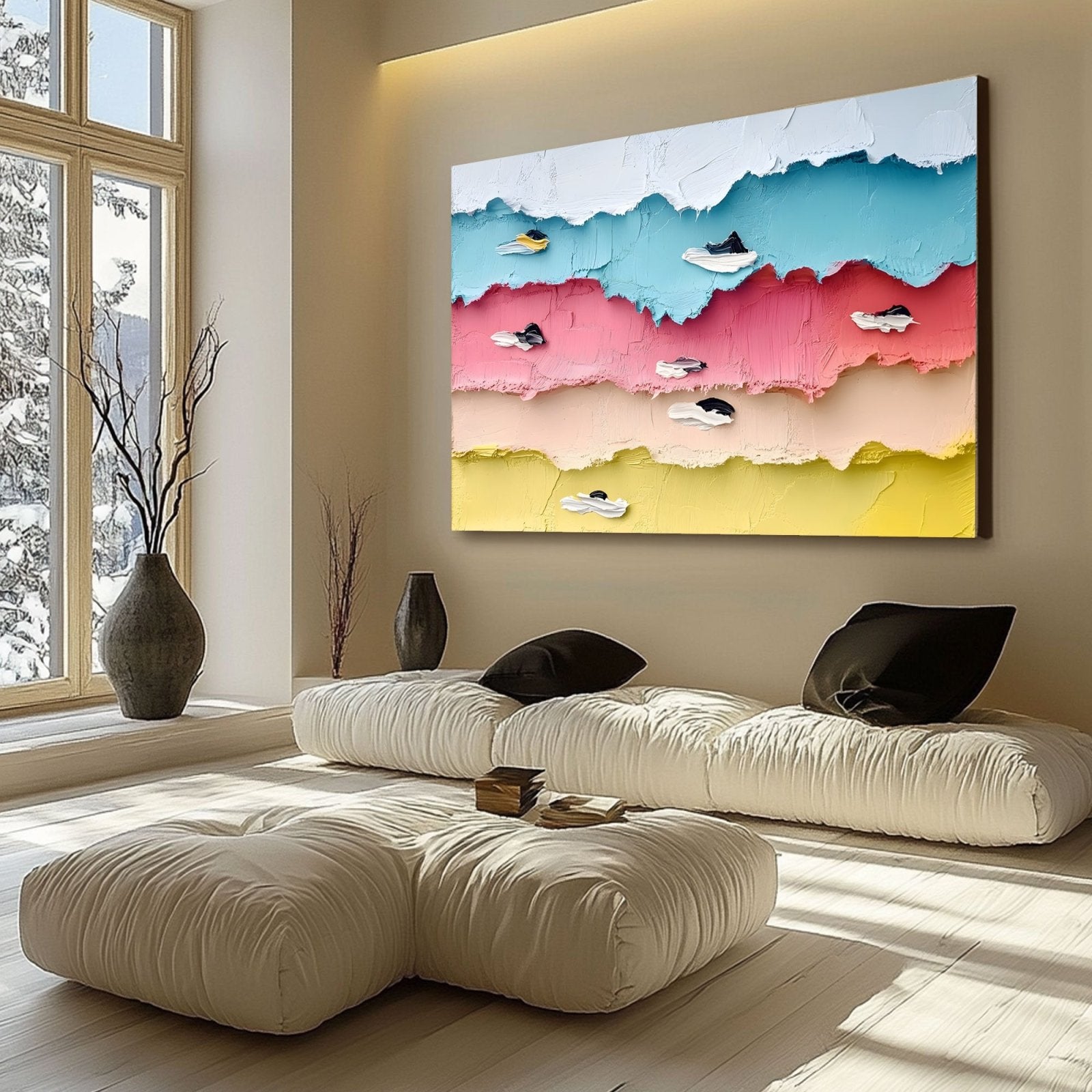 Abstract Painting "Balance" - nukeart