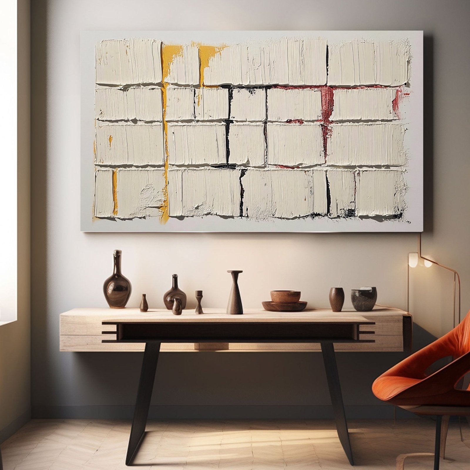 Abstract Painting "Balance de Formas" - nukeart