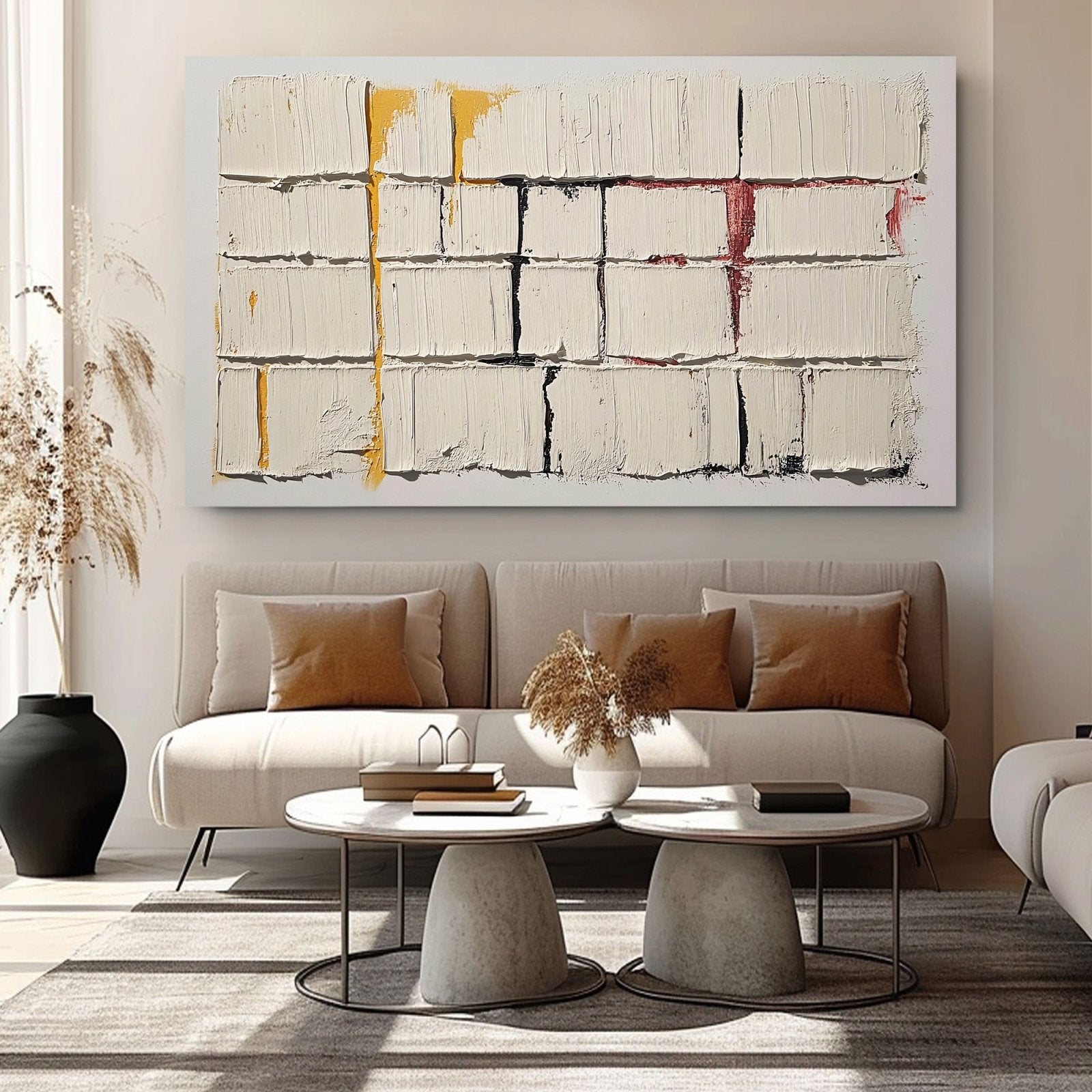 Abstract Painting "Balance de Formas" - nukeart