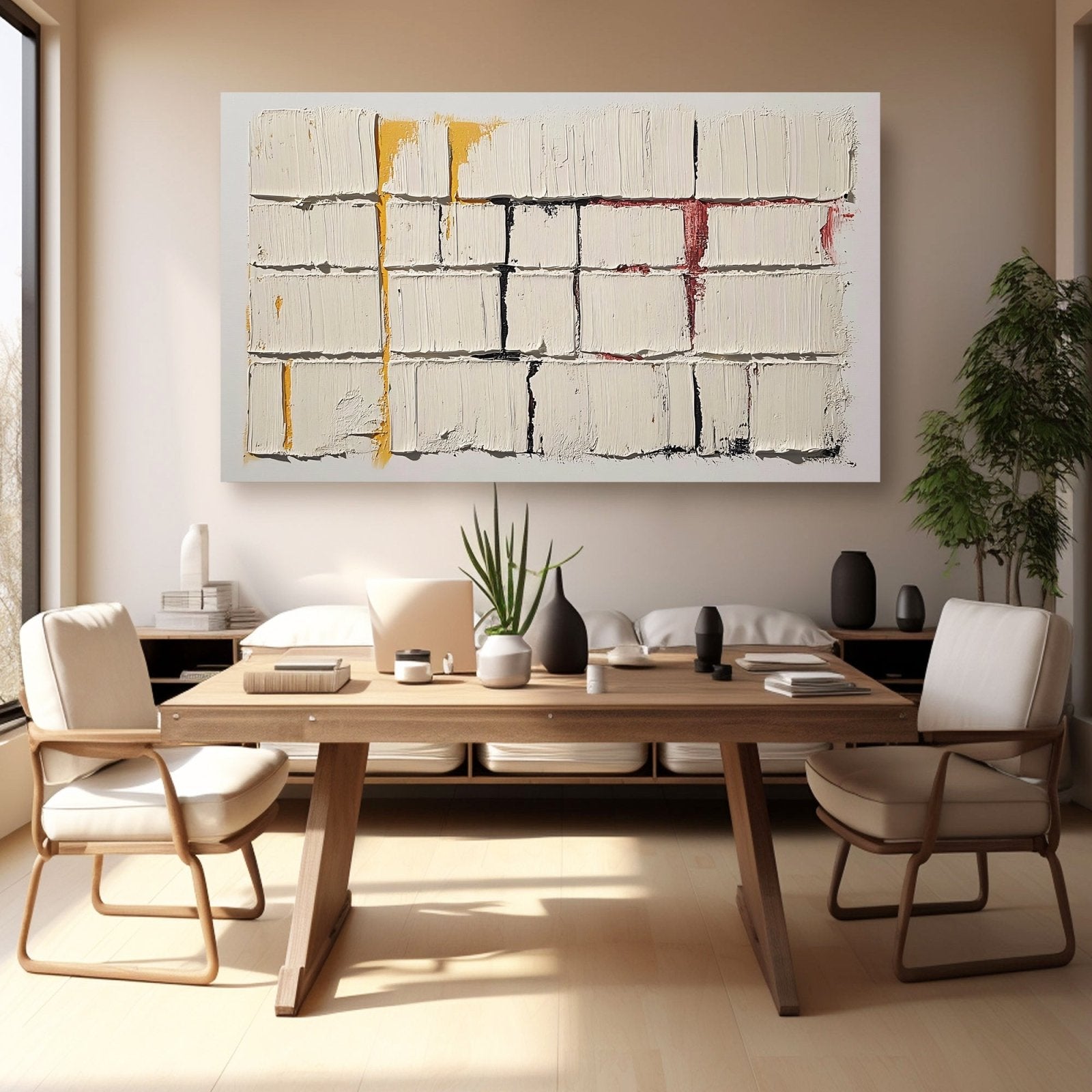 Abstract Painting "Balance de Formas" - nukeart