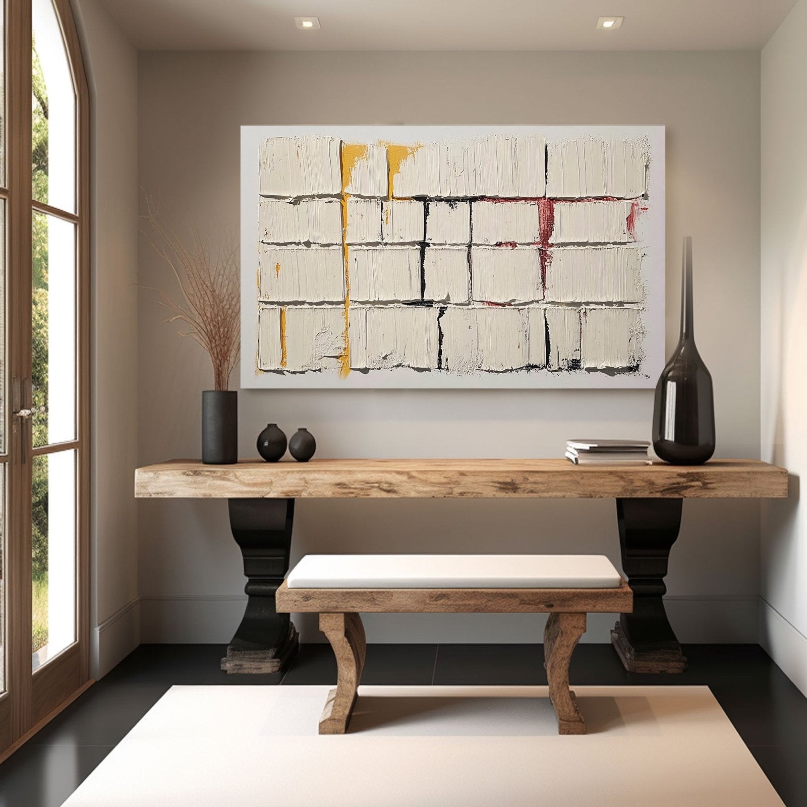 Abstract Painting "Balance de Formas" - nukeart