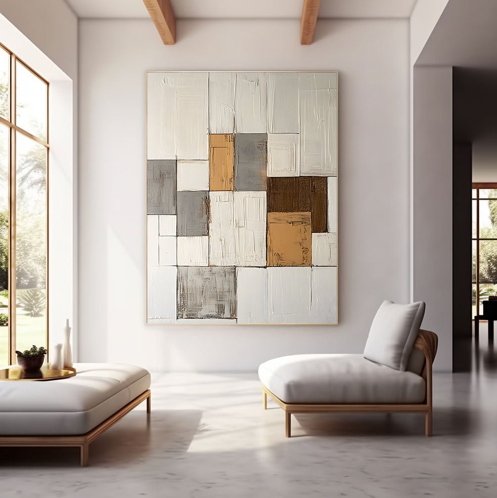 Abstract Painting "Blockharmonie” - nukeart