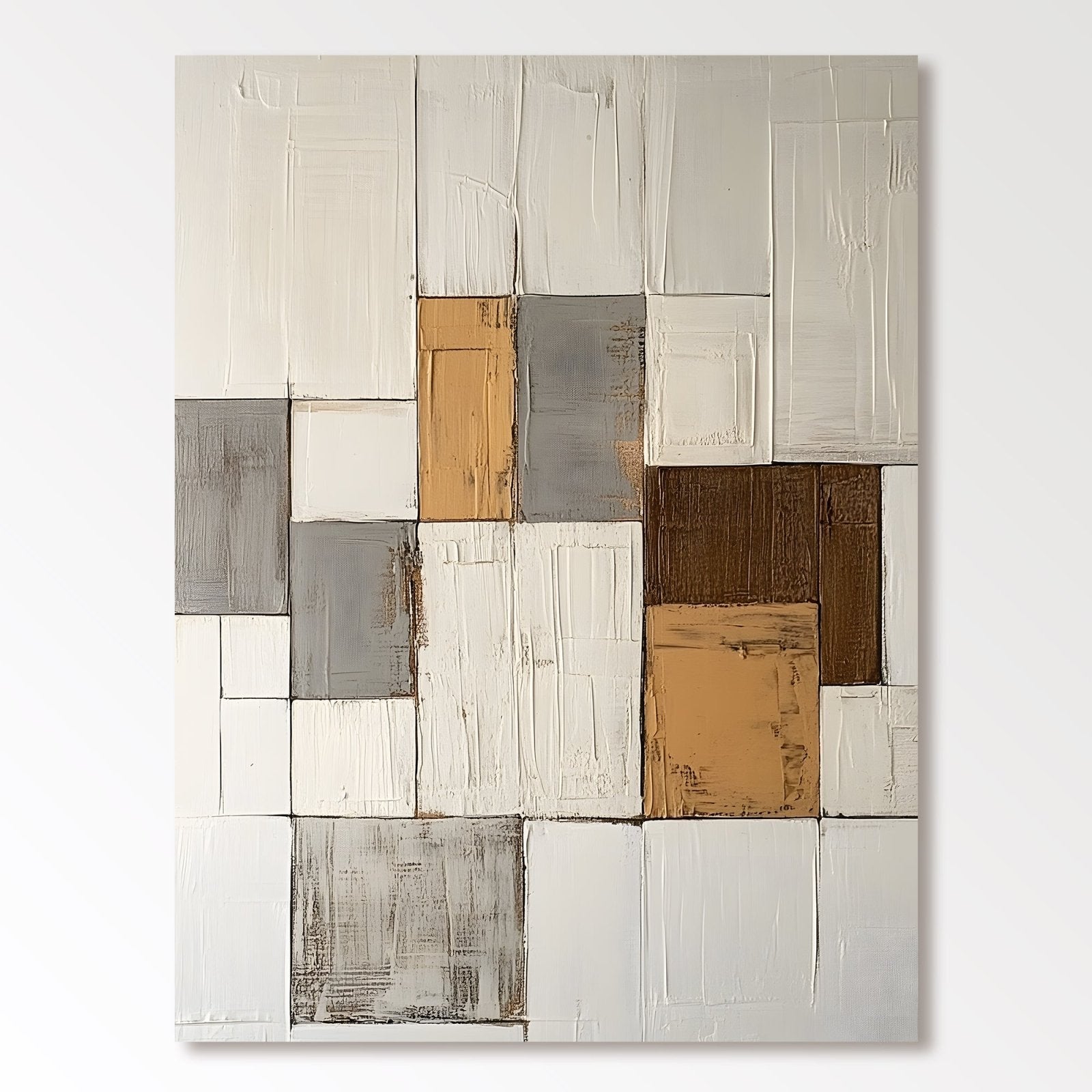 Abstract Painting "Blockharmonie” - nukeart