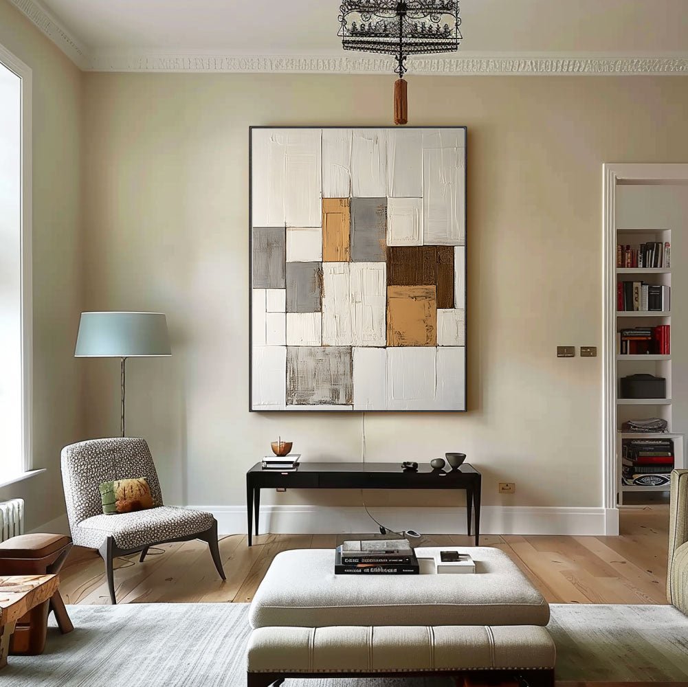 Abstract Painting "Blockharmonie” - nukeart
