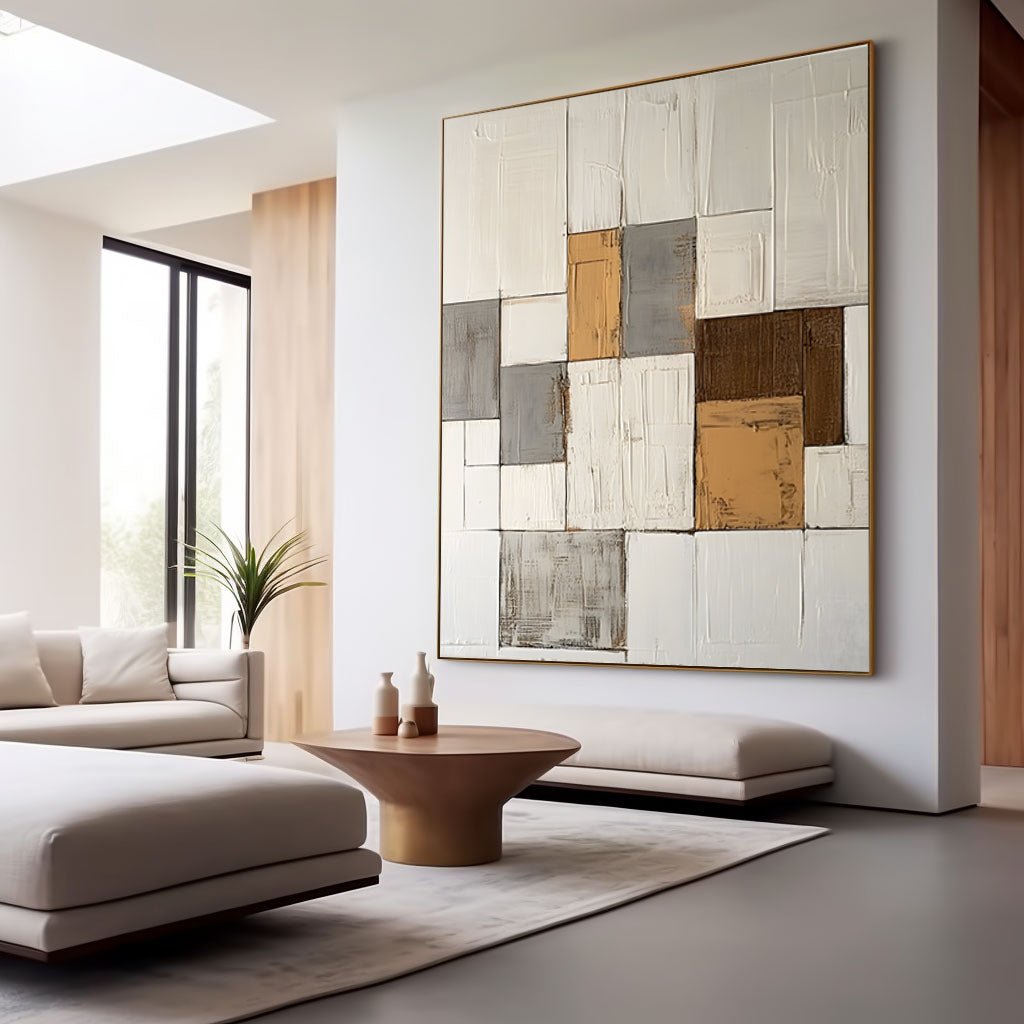 Abstract Painting "Blockharmonie” - nukeart