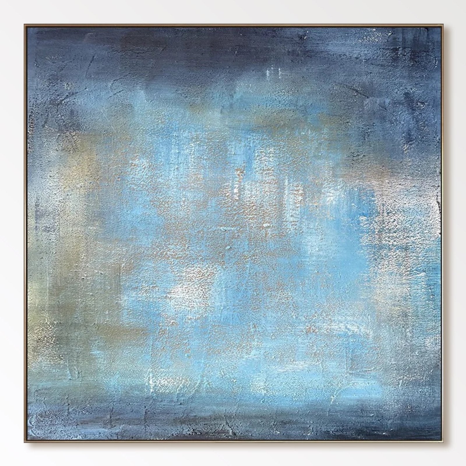 Abstract Painting "Brume d’Azur” - nukeart