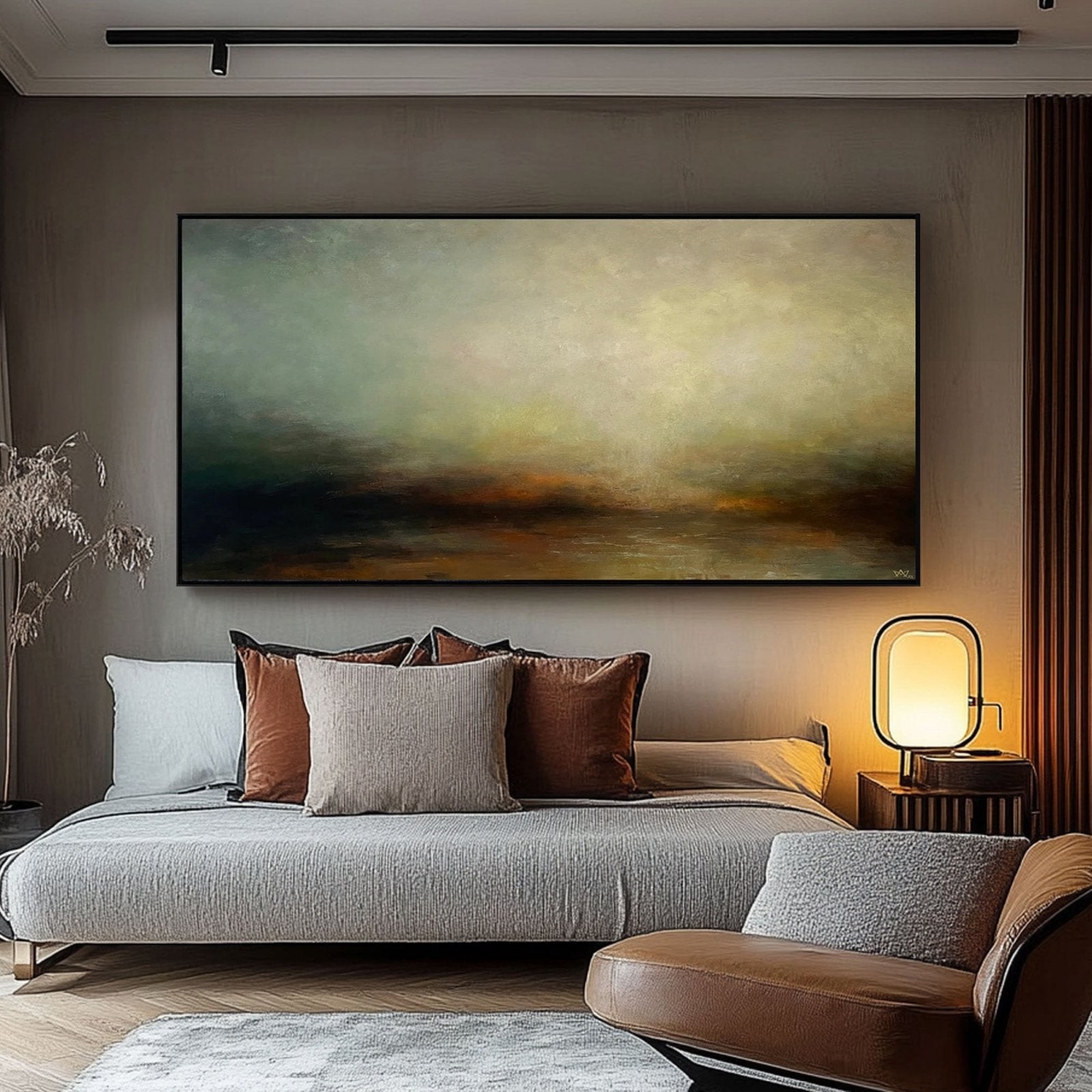 Abstract Painting "Brume Éphémère" - nukeart