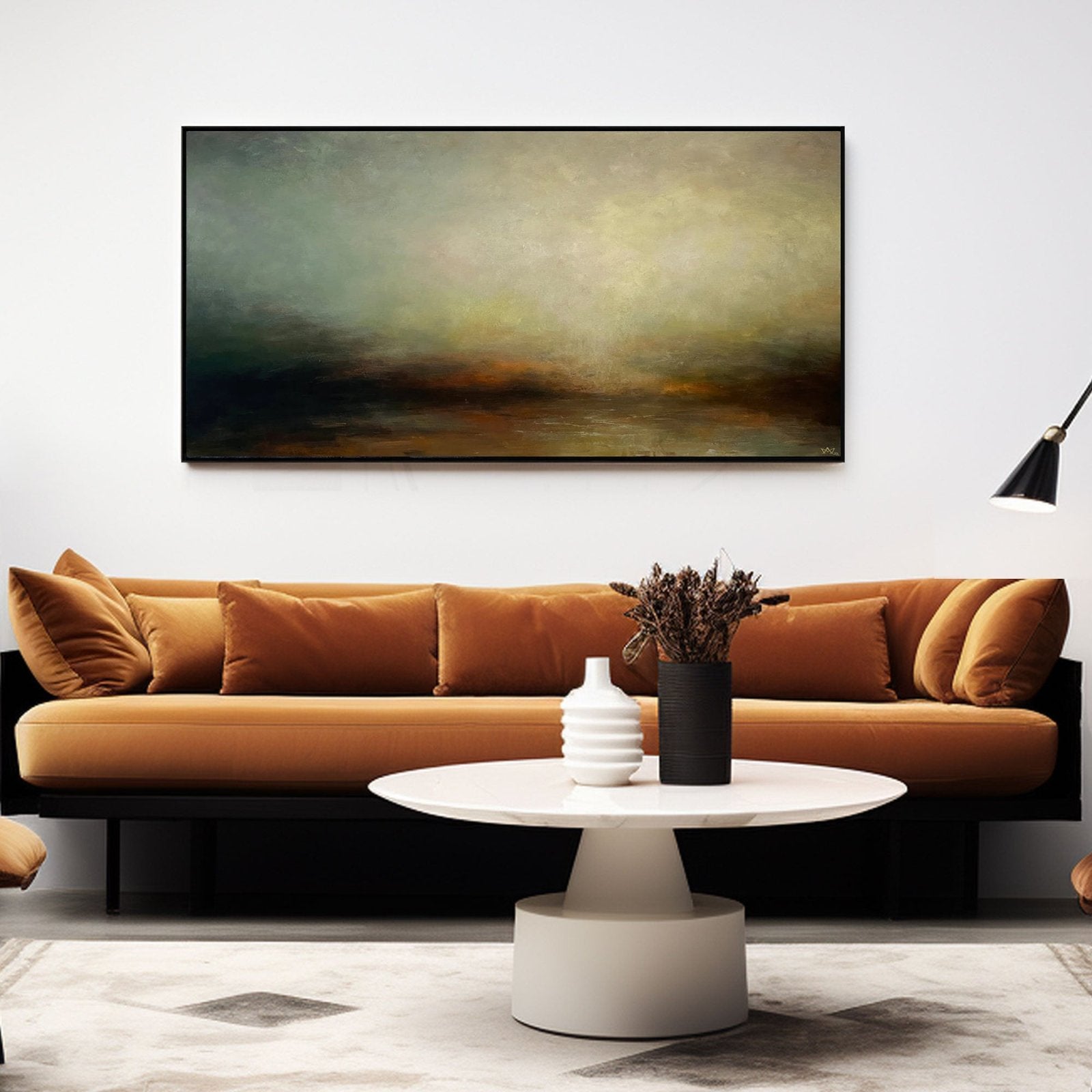 Abstract Painting "Brume Éphémère" - nukeart
