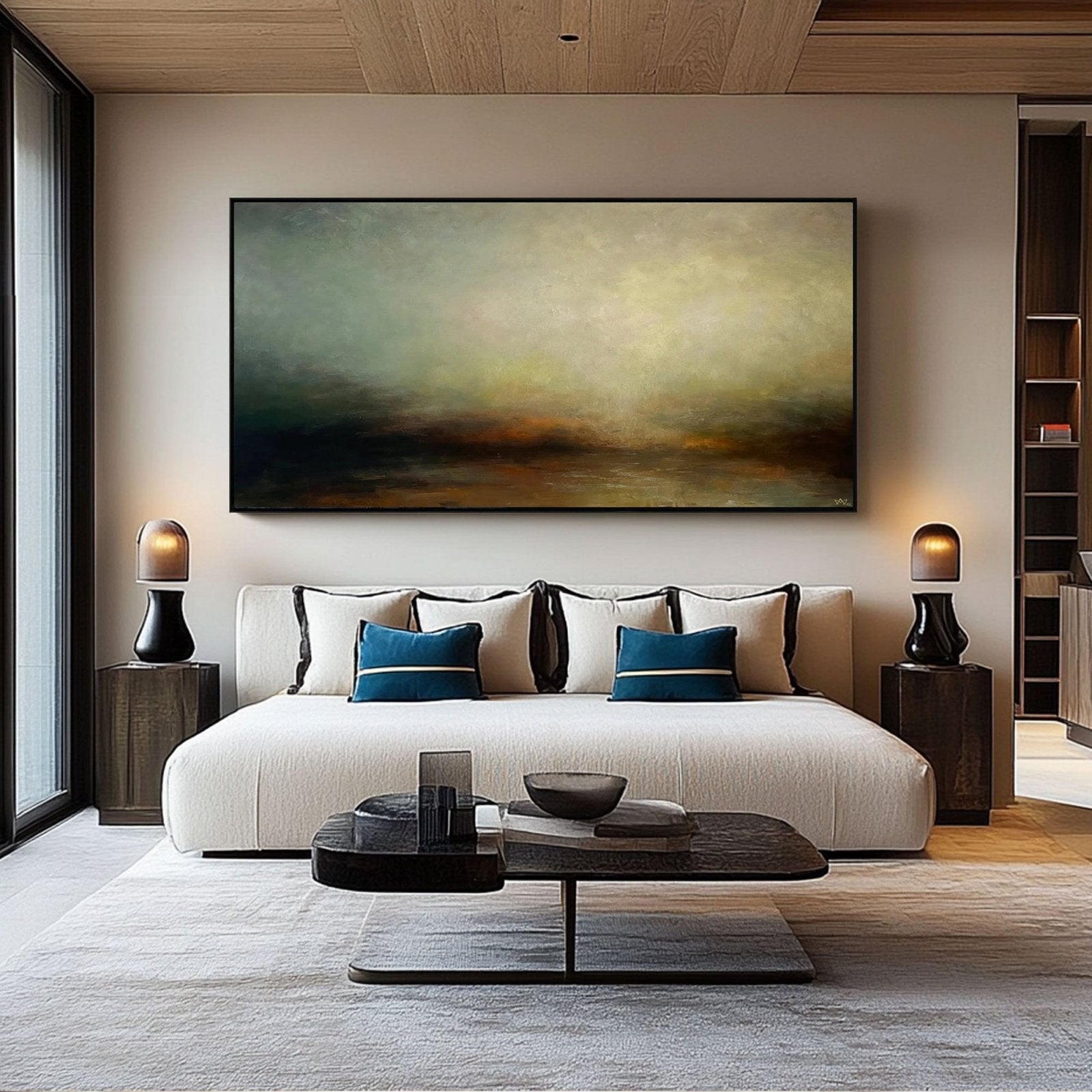 Abstract Painting "Brume Éphémère" - nukeart