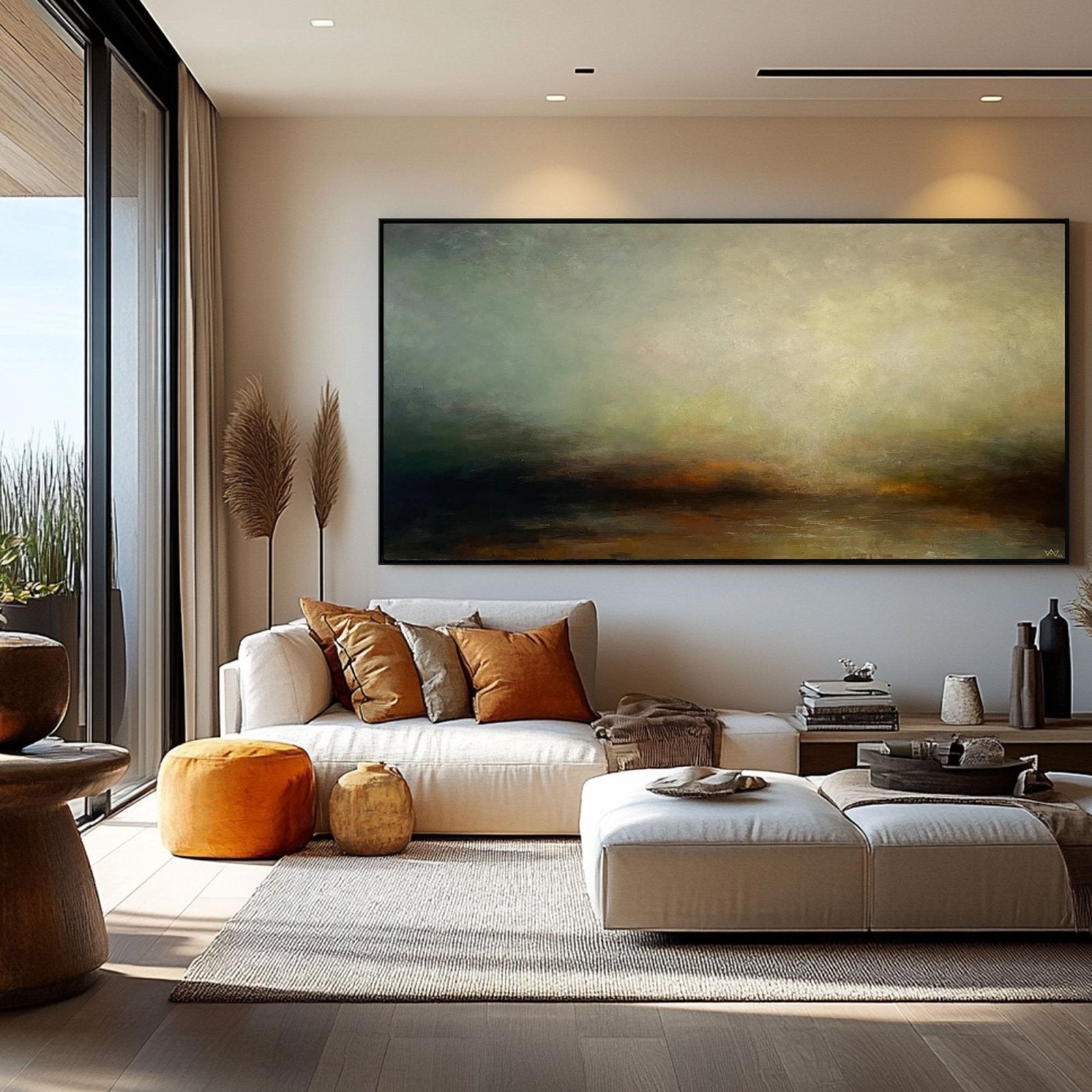 Abstract Painting "Brume Éphémère" - nukeart