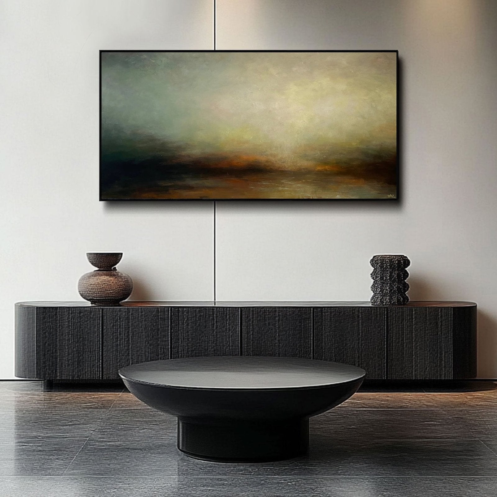 Abstract Painting "Brume Éphémère" - nukeart