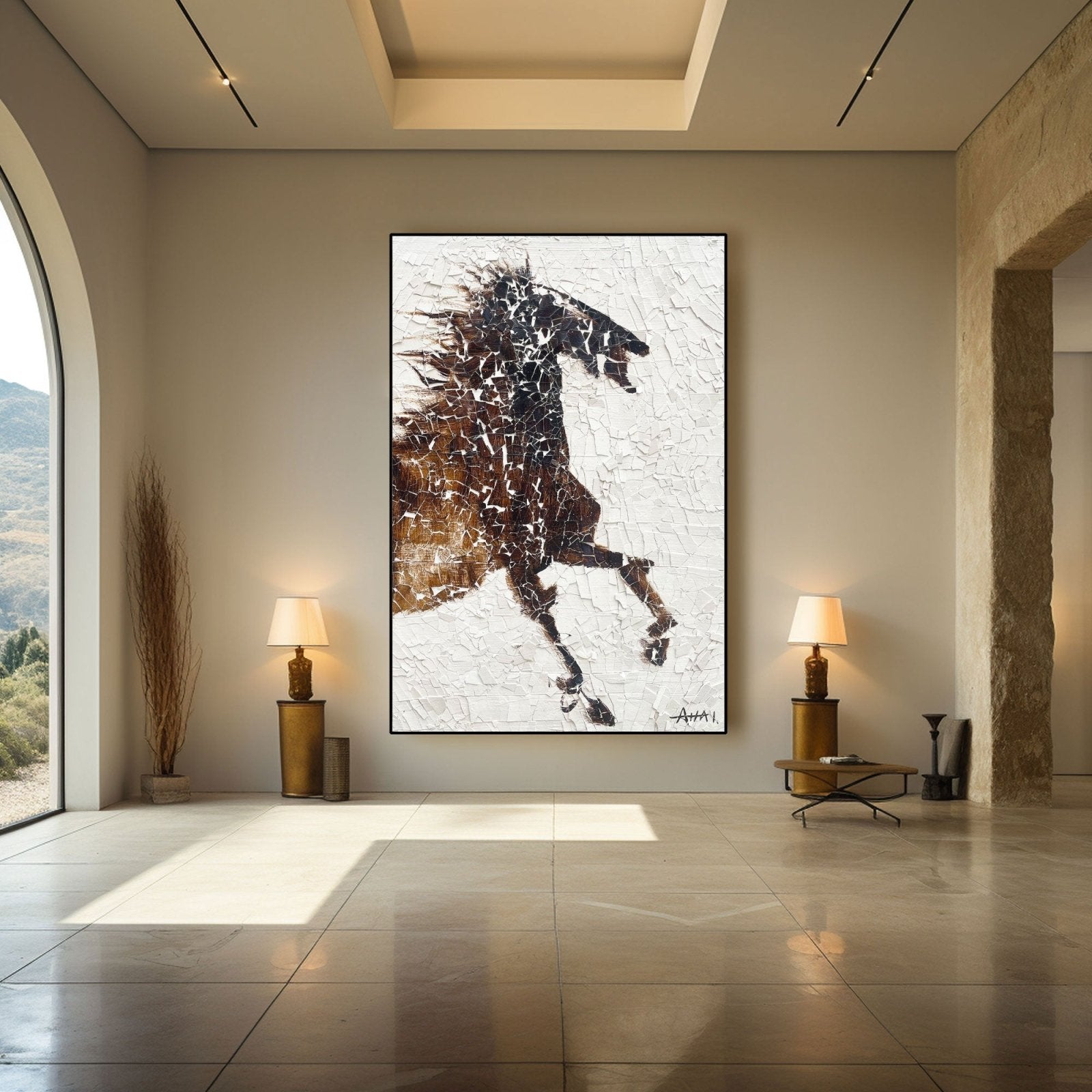 Abstract Painting "Caballo Libre” - nukeart