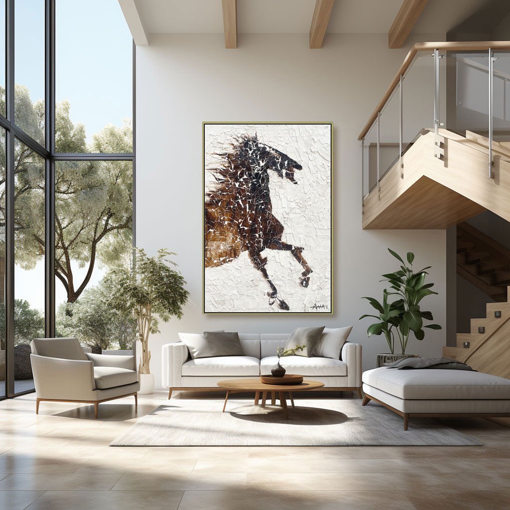 Abstract Painting "Caballo Libre” - nukeart