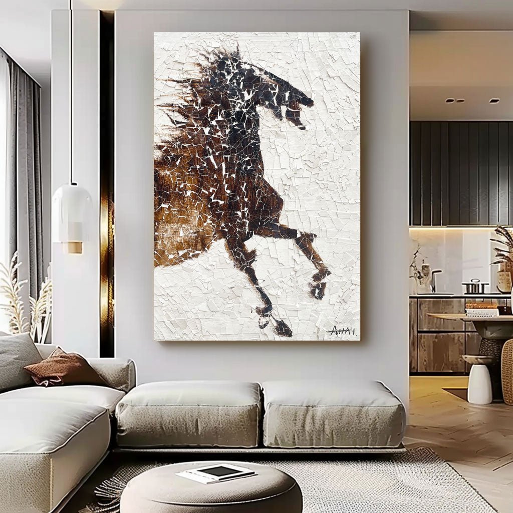 Abstract Painting "Caballo Libre” - nukeart