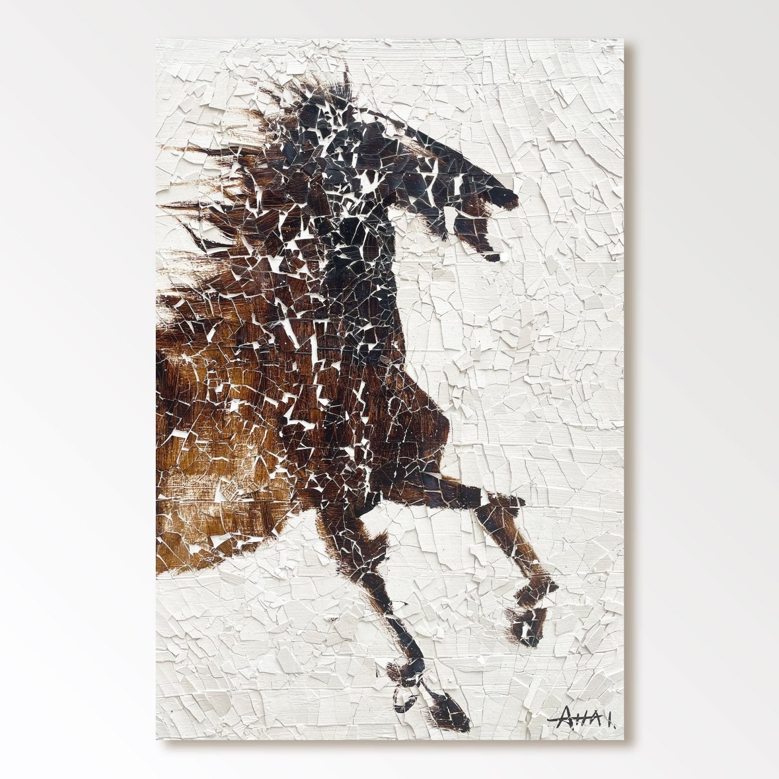 Abstract Painting "Caballo Libre” - nukeart