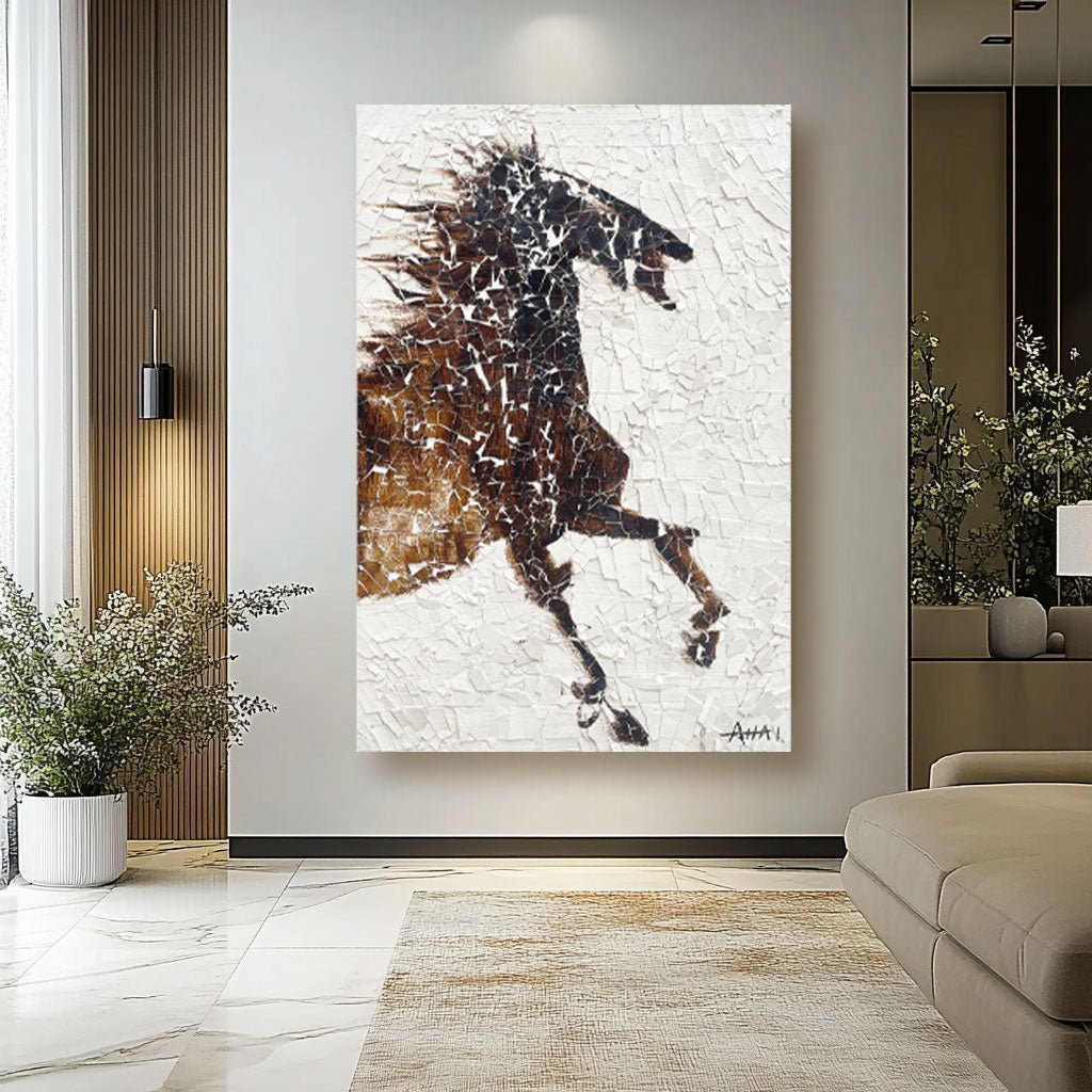 Abstract Painting "Caballo Libre” - nukeart