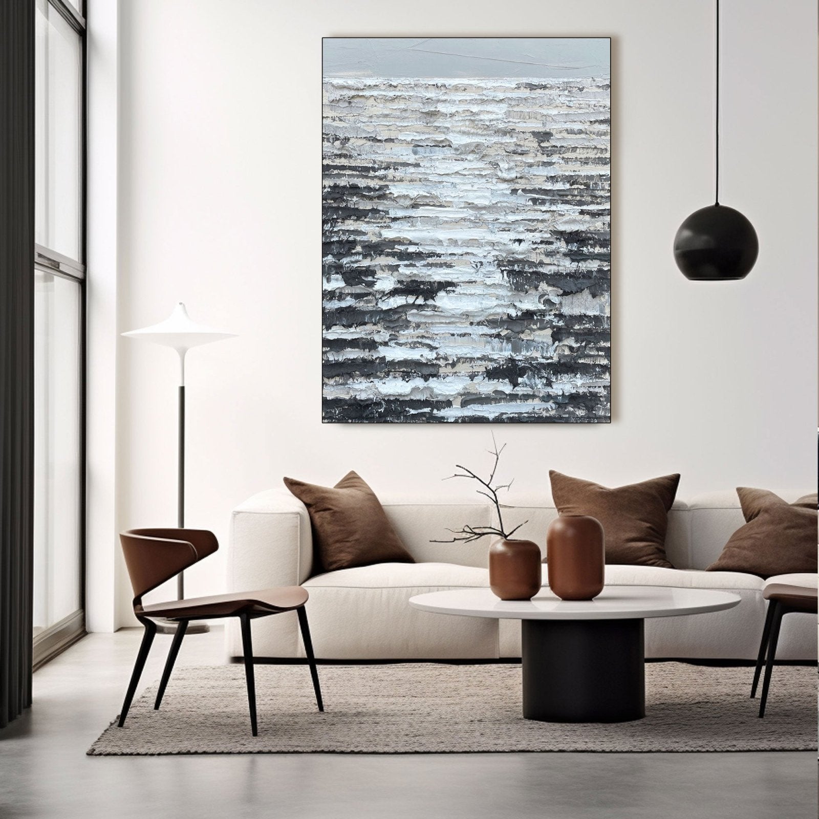 Abstract Painting "Capas de Silencio” - nukeart