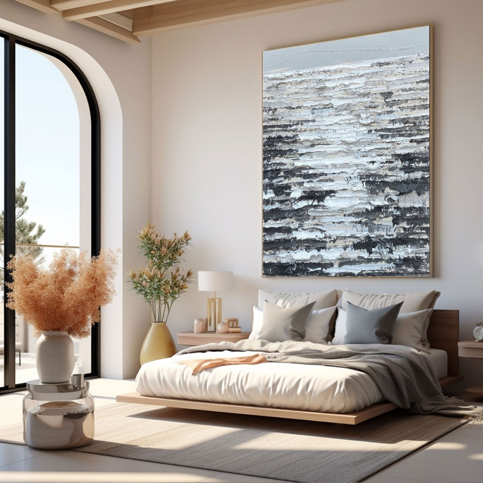 Abstract Painting "Capas de Silencio” - nukeart