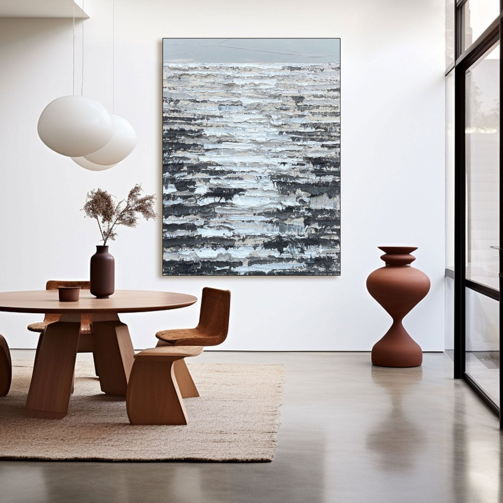 Abstract Painting "Capas de Silencio” - nukeart