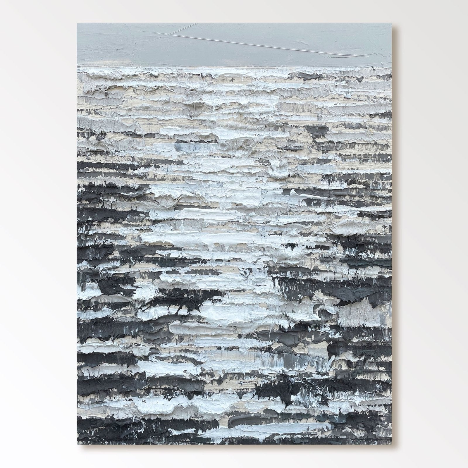 Abstract Painting "Capas de Silencio” - nukeart