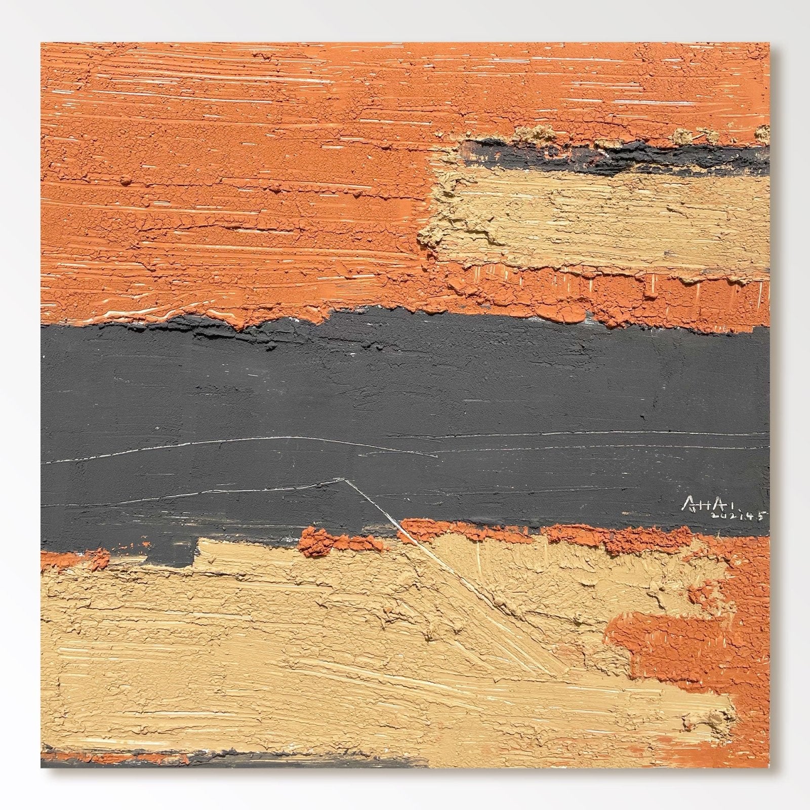 Abstract Painting "Capas de Tiempo” - nukeart