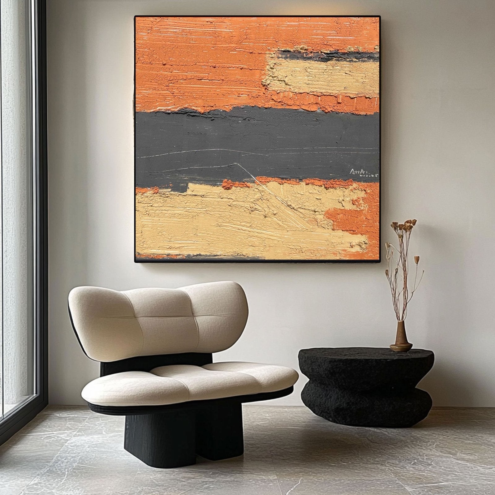 Abstract Painting "Capas de Tiempo” - nukeart