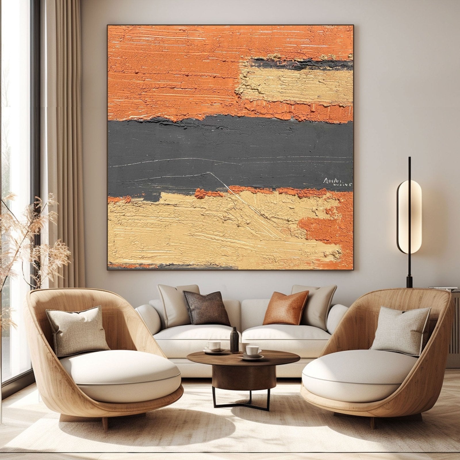 Abstract Painting "Capas de Tiempo” - nukeart
