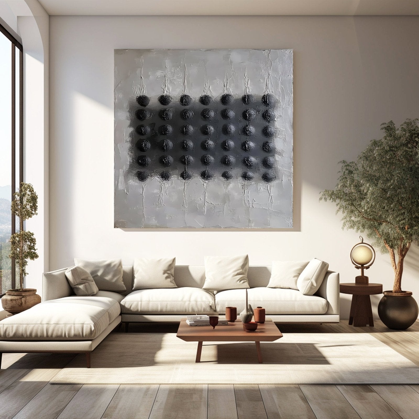 Abstract Painting "Cień i Otočenie” - nukeart