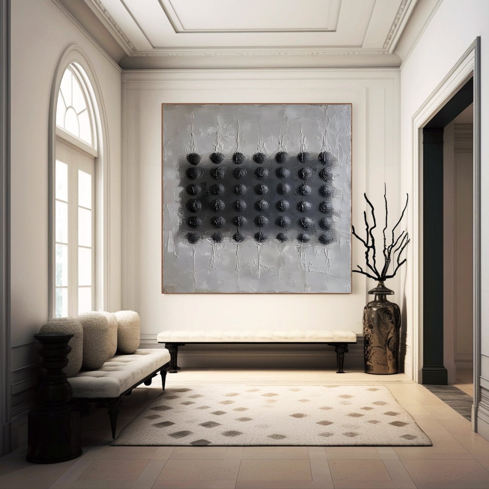 Abstract Painting "Cień i Otočenie” - nukeart