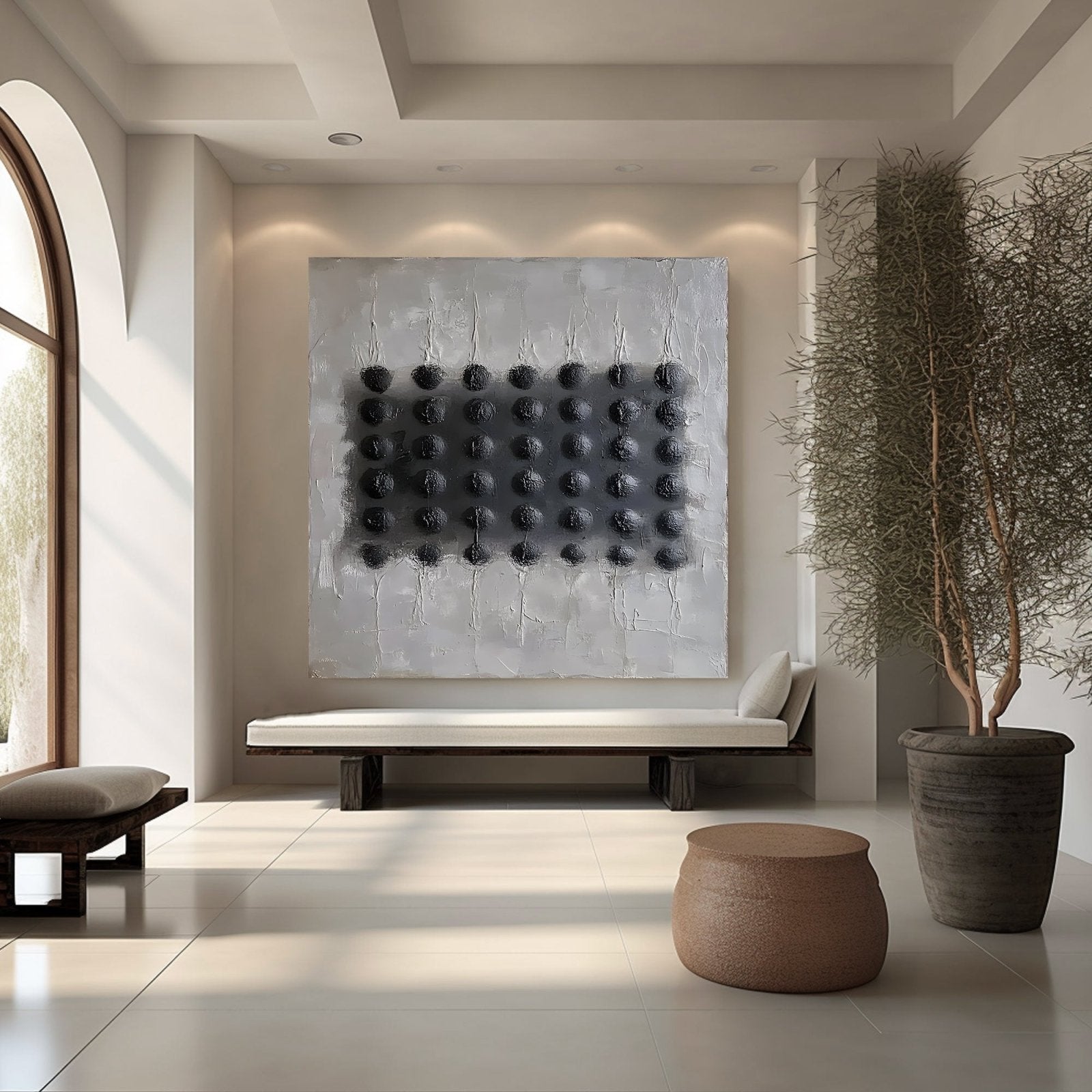 Abstract Painting "Cień i Otočenie” - nukeart