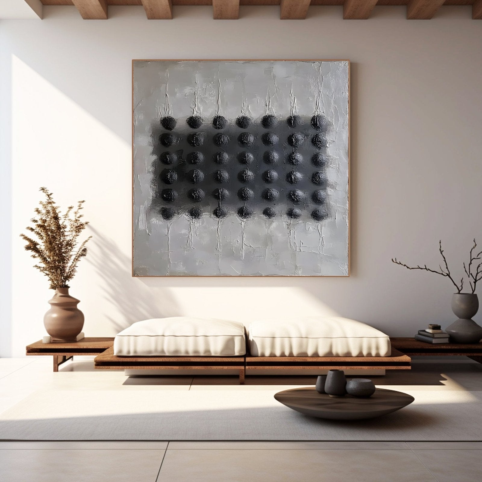 Abstract Painting "Cień i Otočenie” - nukeart