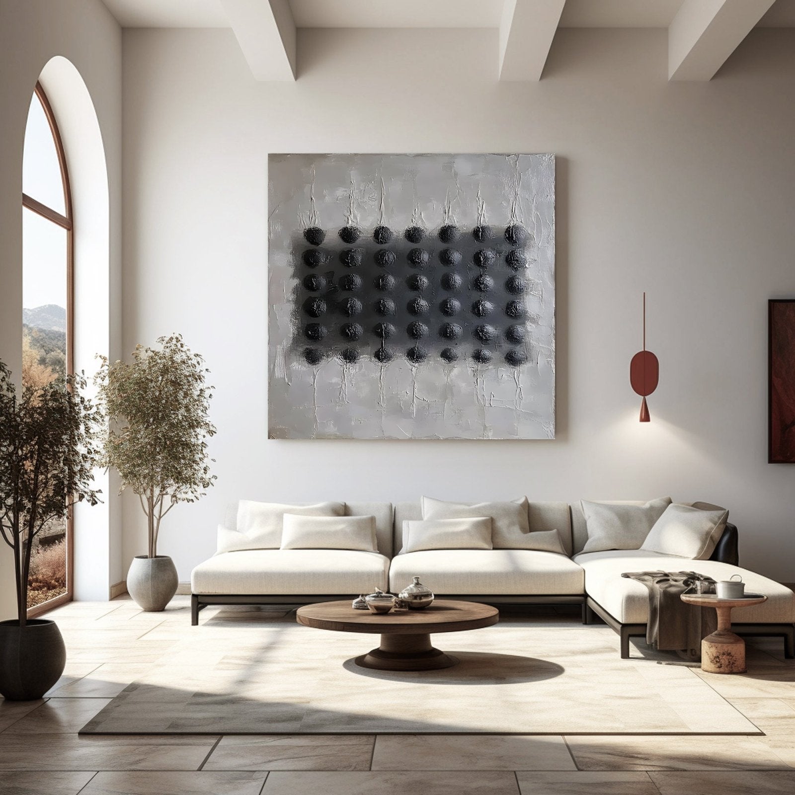 Abstract Painting "Cień i Otočenie” - nukeart