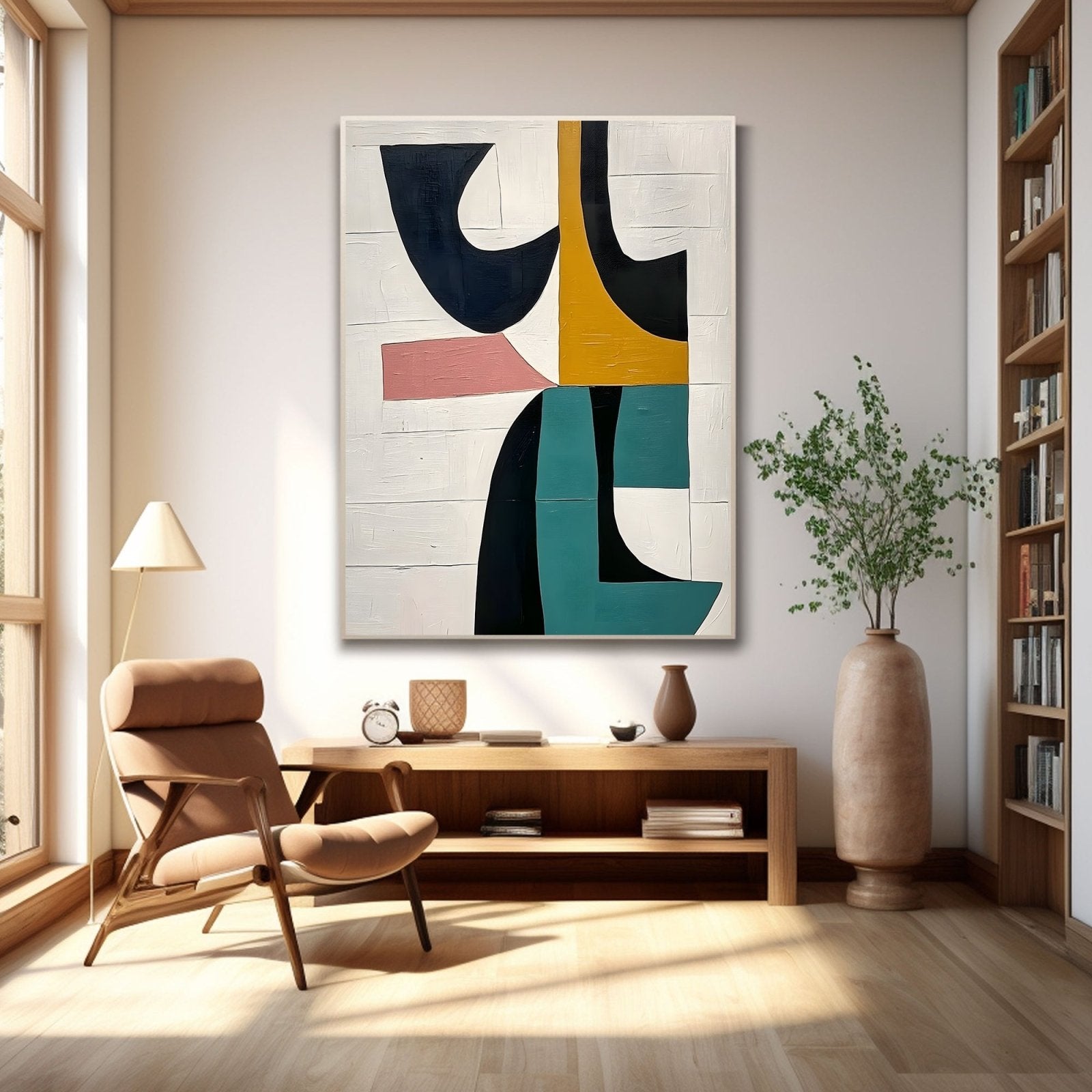 Abstract Painting "Coexistencia de Colores" - nukeart