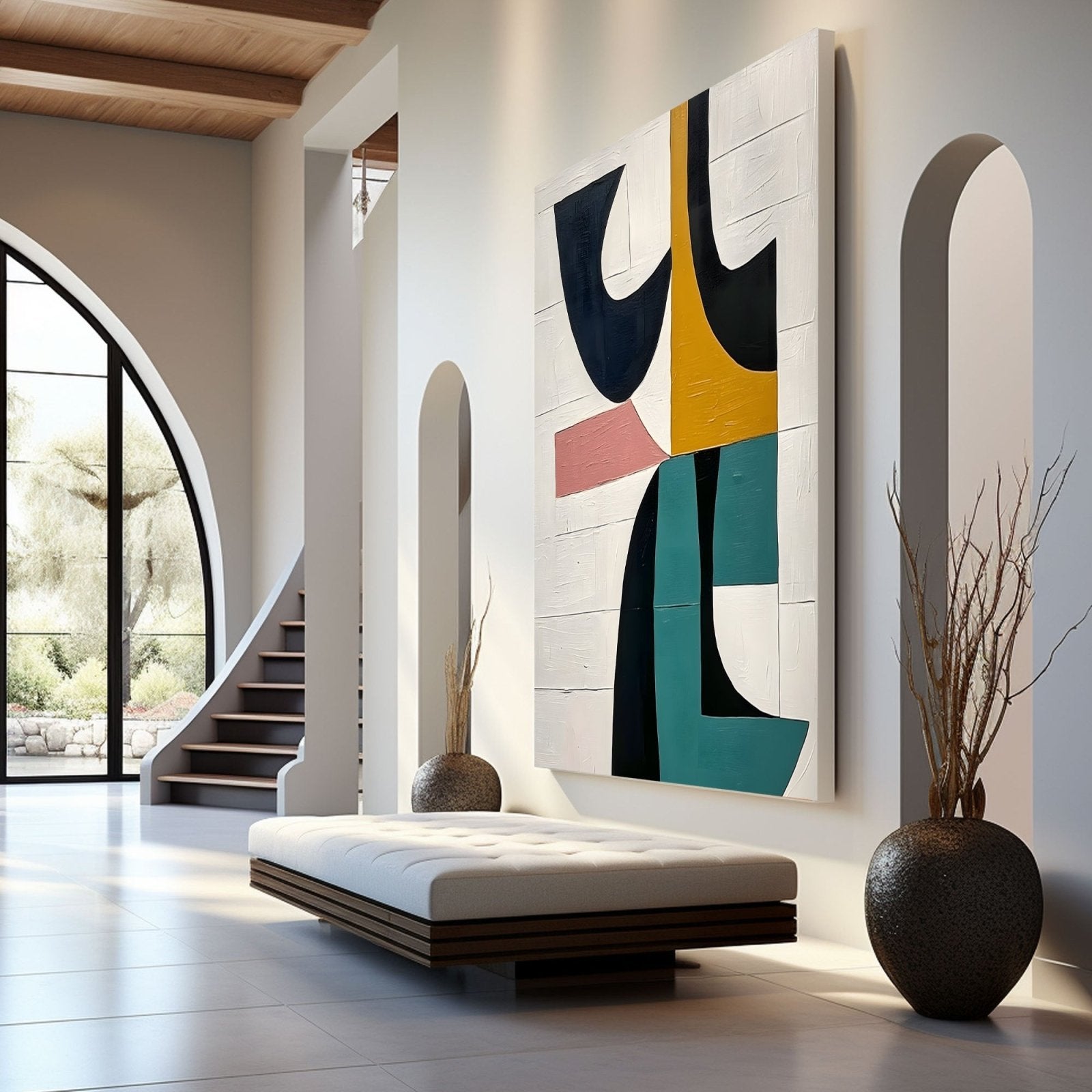Abstract Painting "Coexistencia de Colores" - nukeart