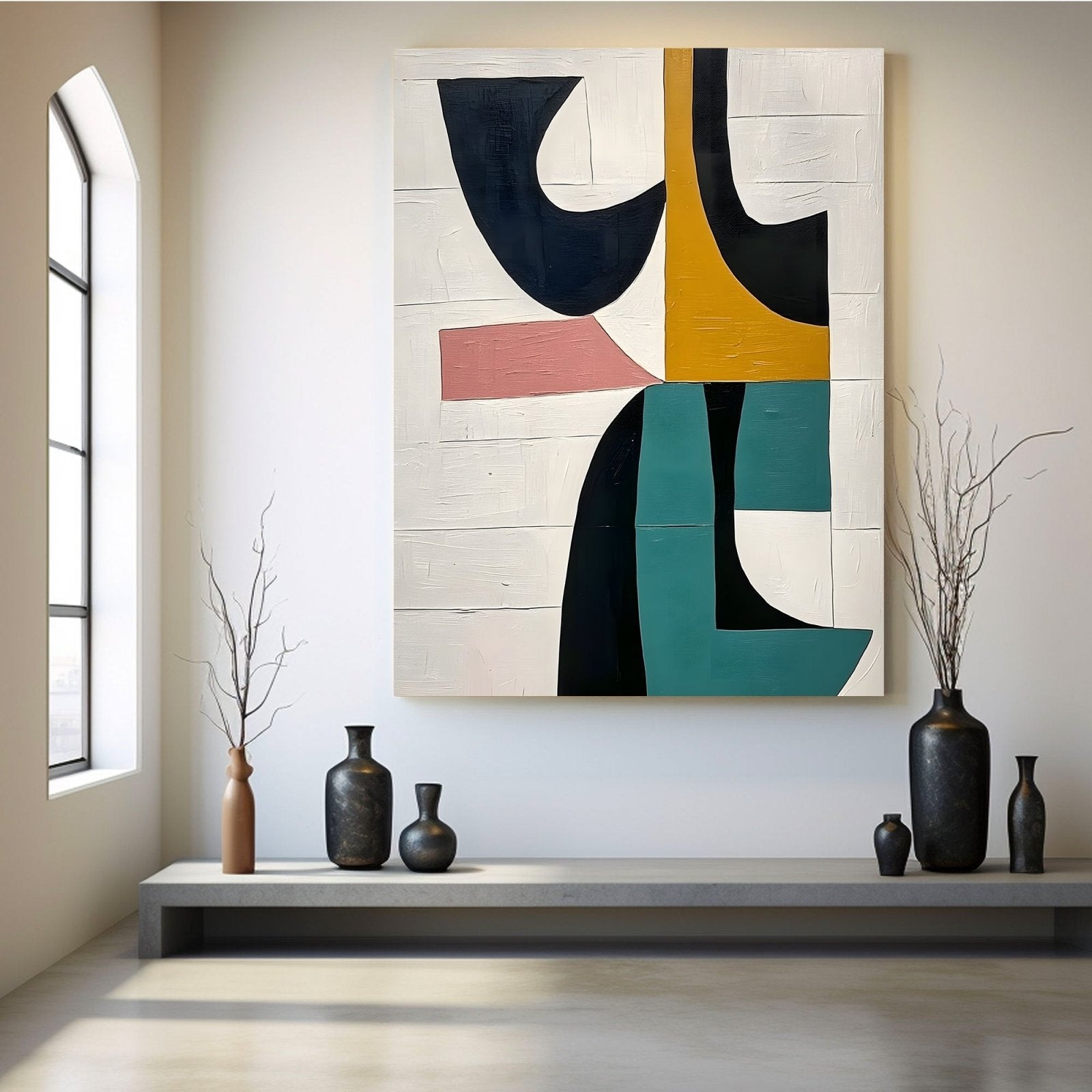 Abstract Painting "Coexistencia de Colores" - nukeart