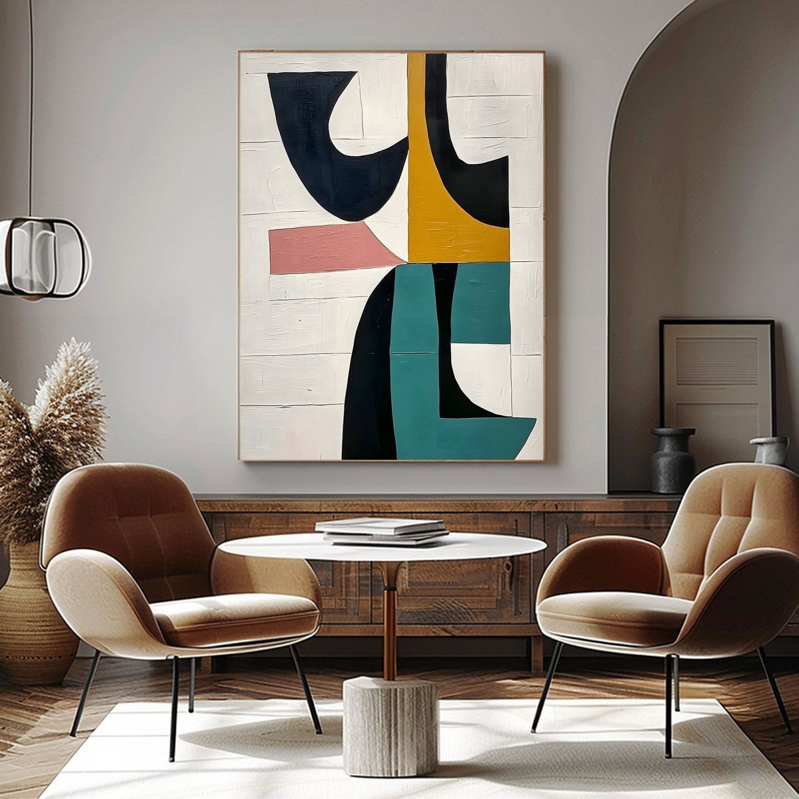 Abstract Painting "Coexistencia de Colores" - nukeart