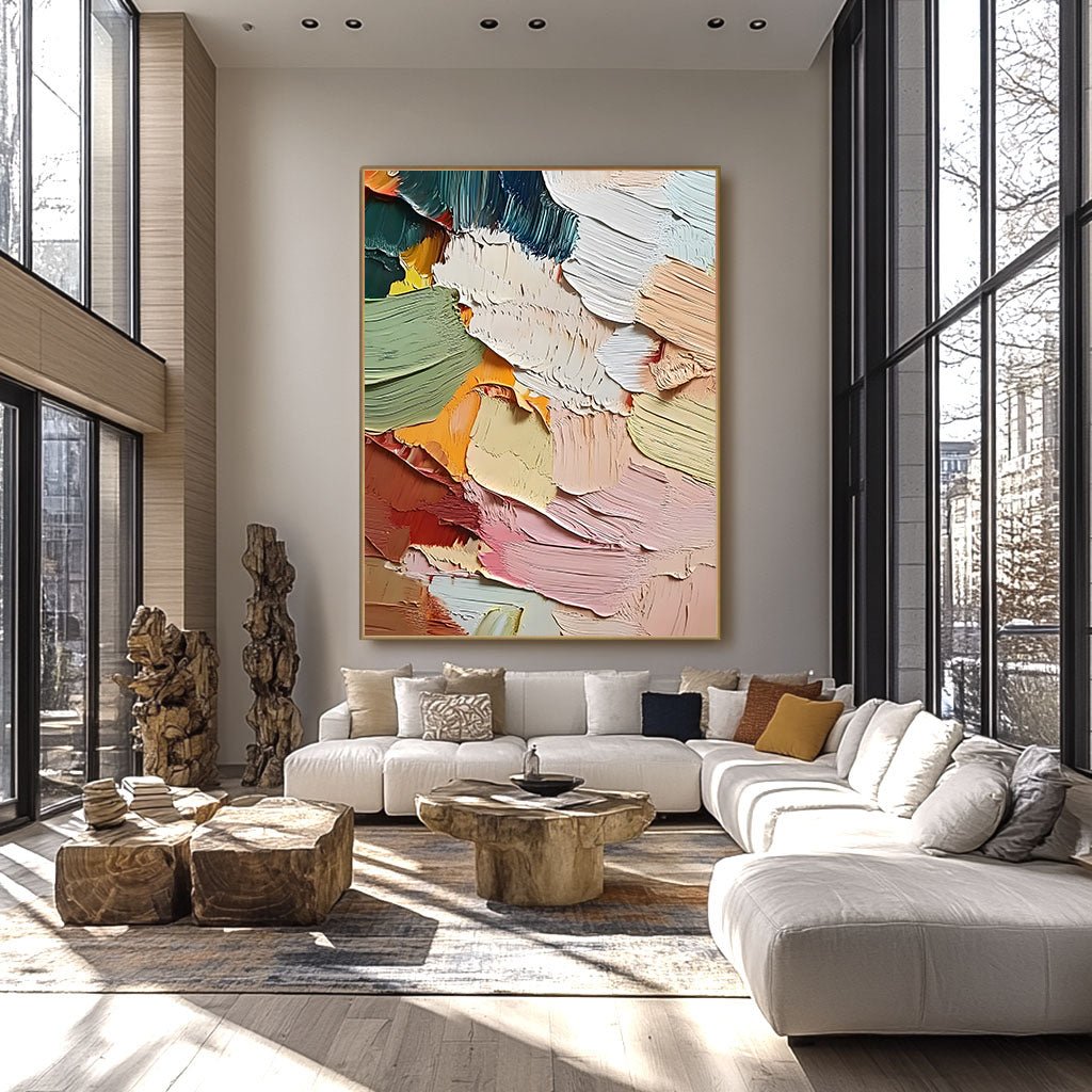 Abstract Painting "Colores Sentidos” - nukeart